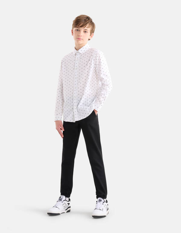 Regular Fit-Hose Schwarz SHOEBY BOYS