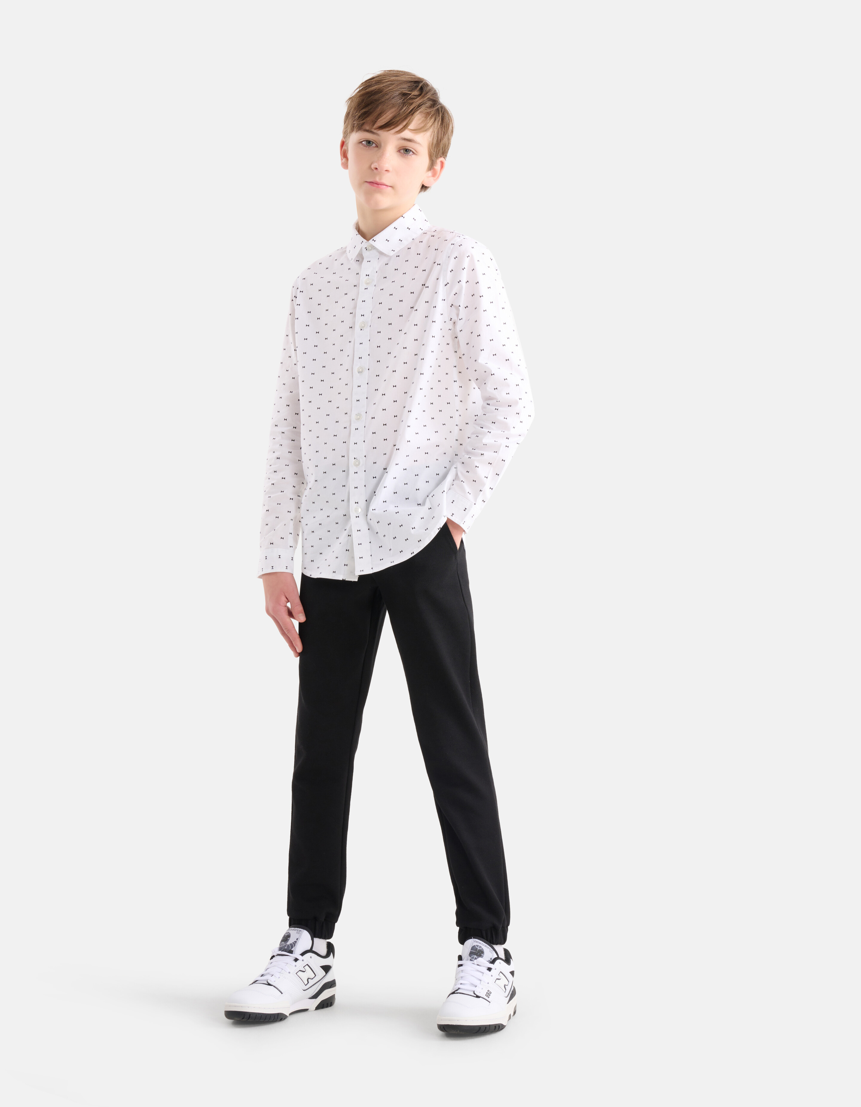 Regular Fit-Hose Schwarz SHOEBY BOYS