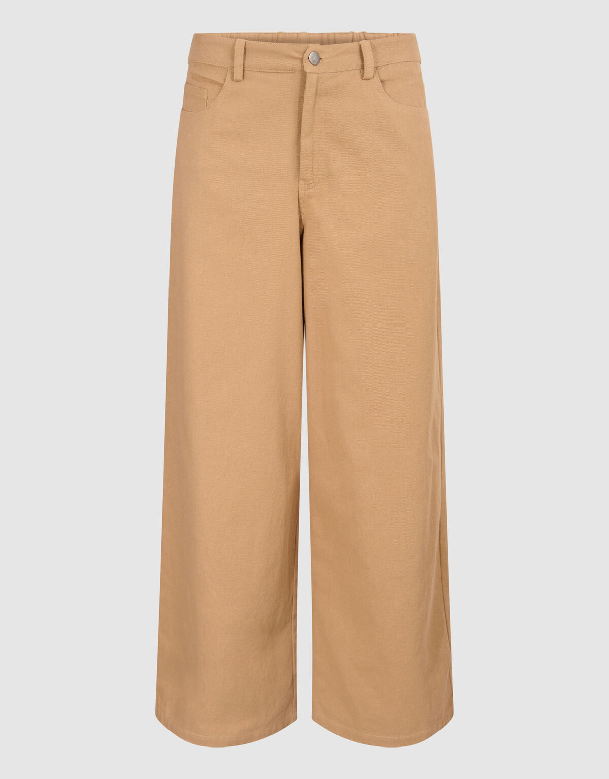 Embroidery Wide Leg Jeans Camel SHOEBY WOMEN