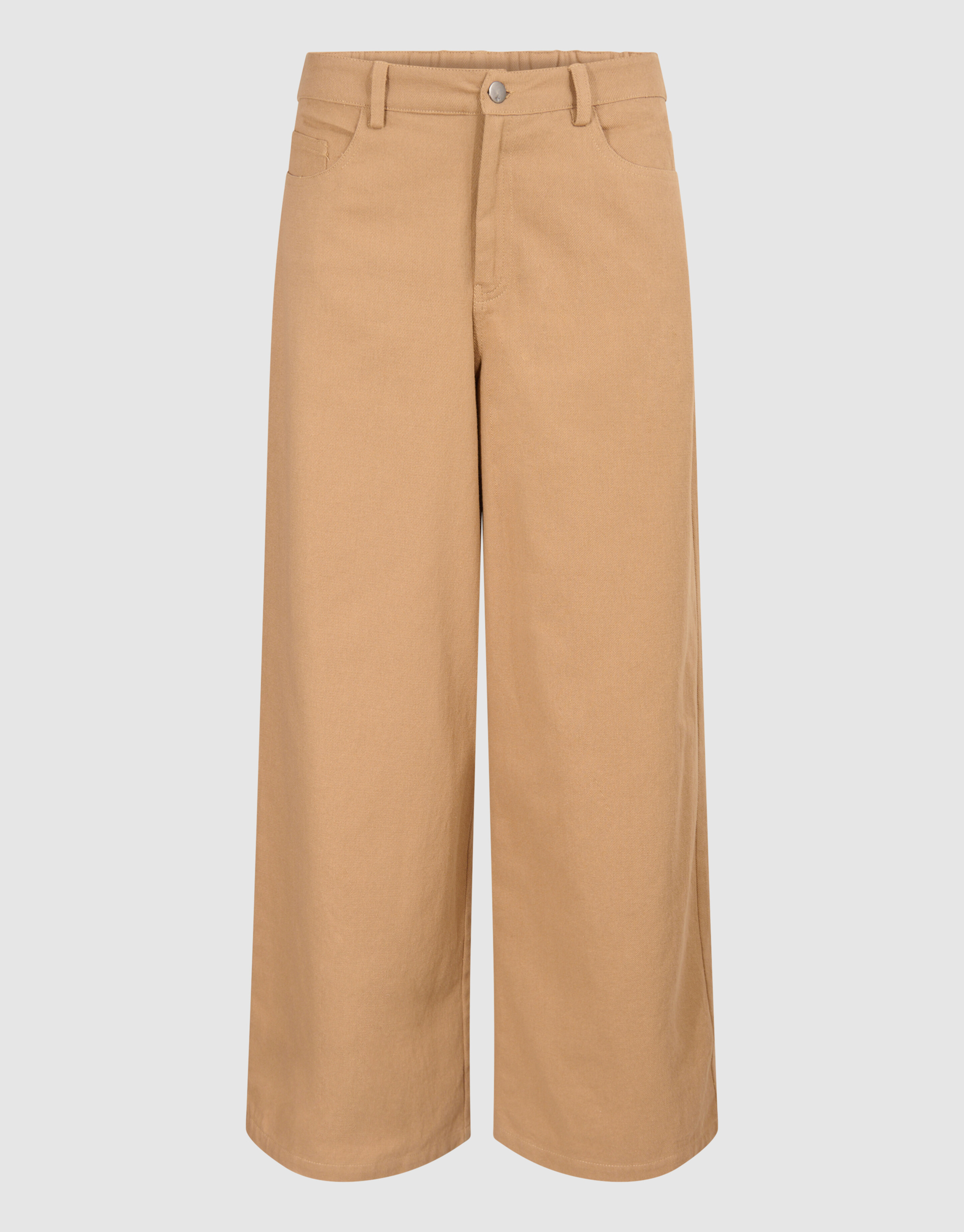 Embroidery Wide Leg Jeans Camel By Mieke SHOEBY WOMEN