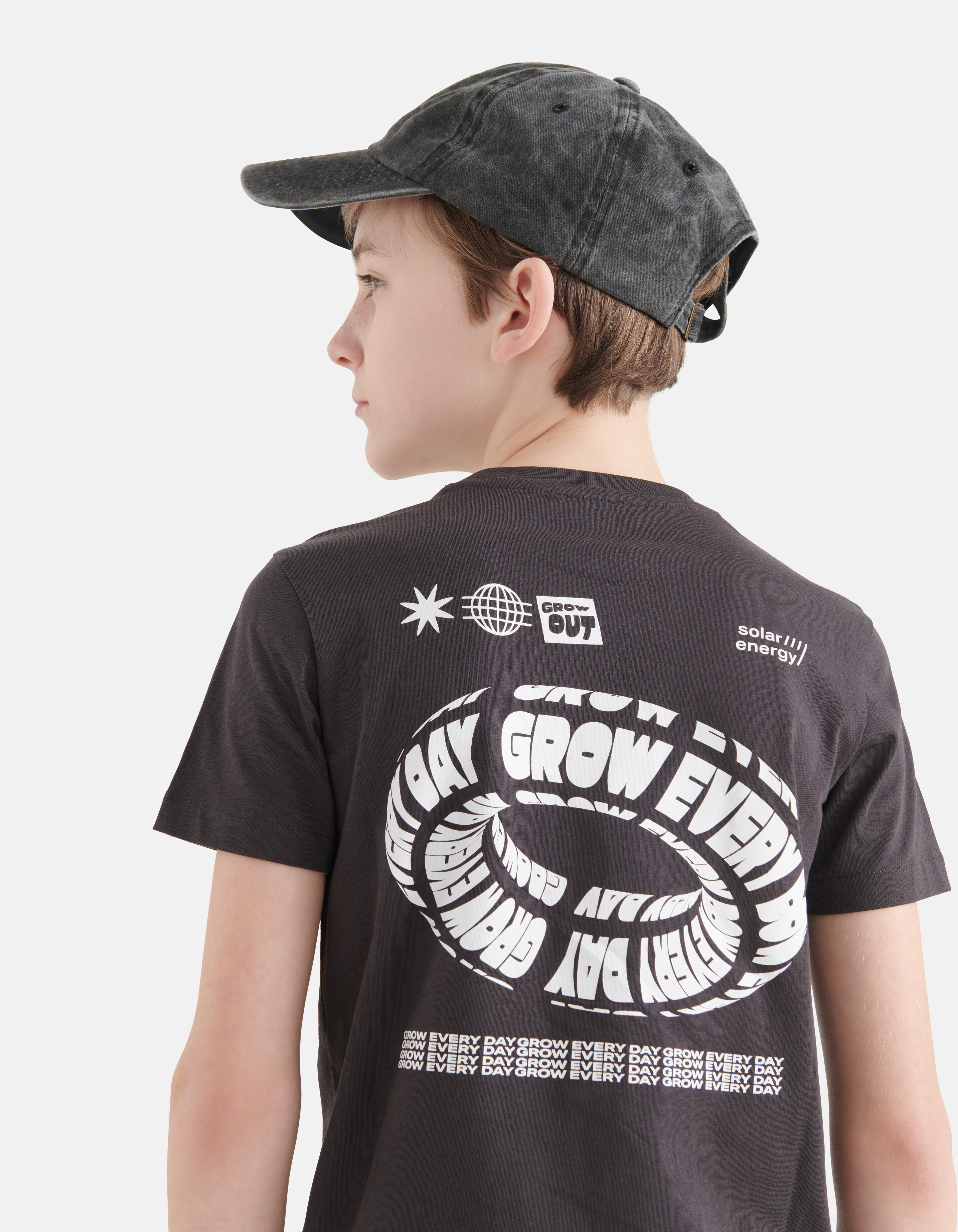 Artwork T-shirt Dunkelgrau SHOEBY BOYS