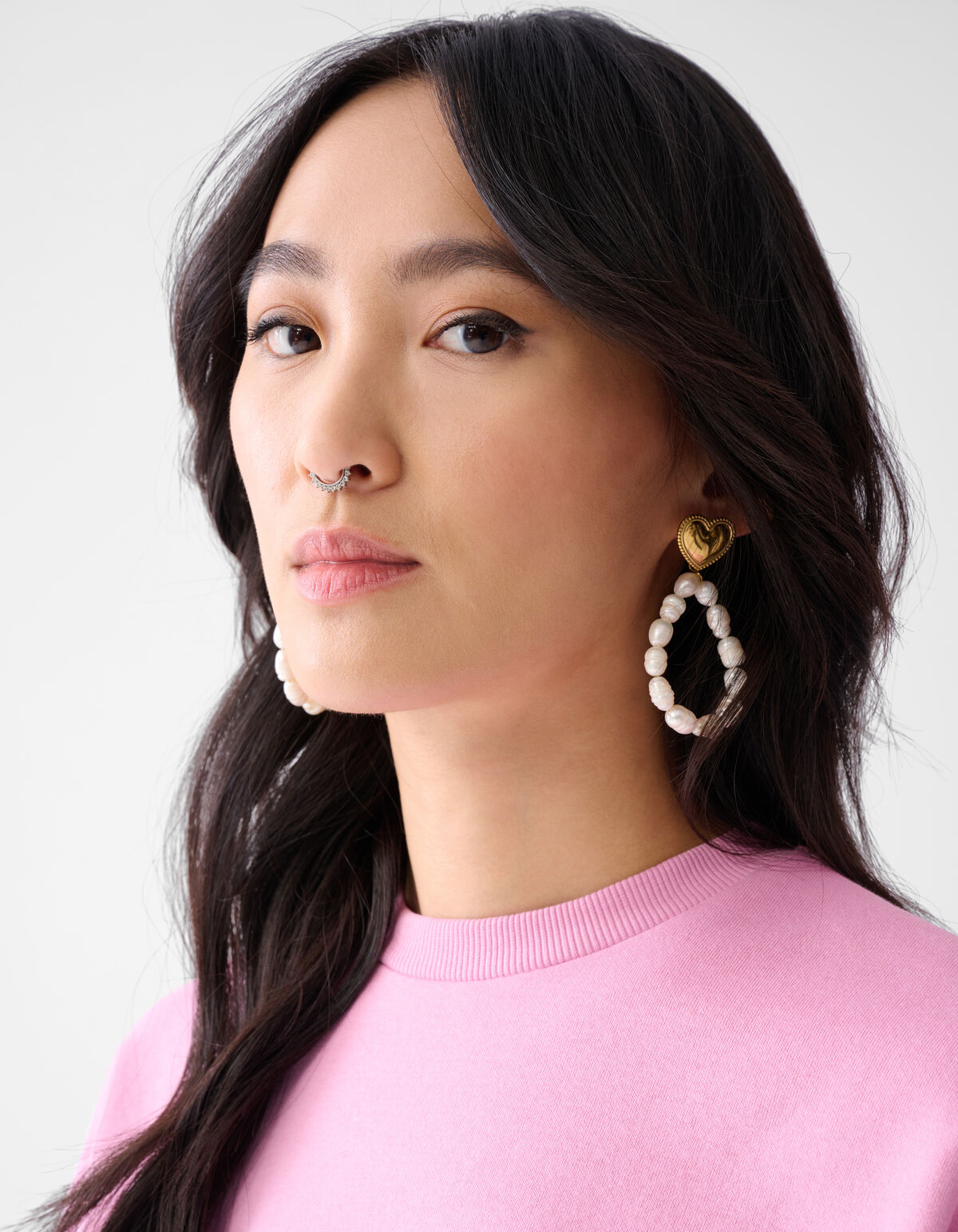 Perlenohrringe Gold SHOEBY ACCESSOIRES