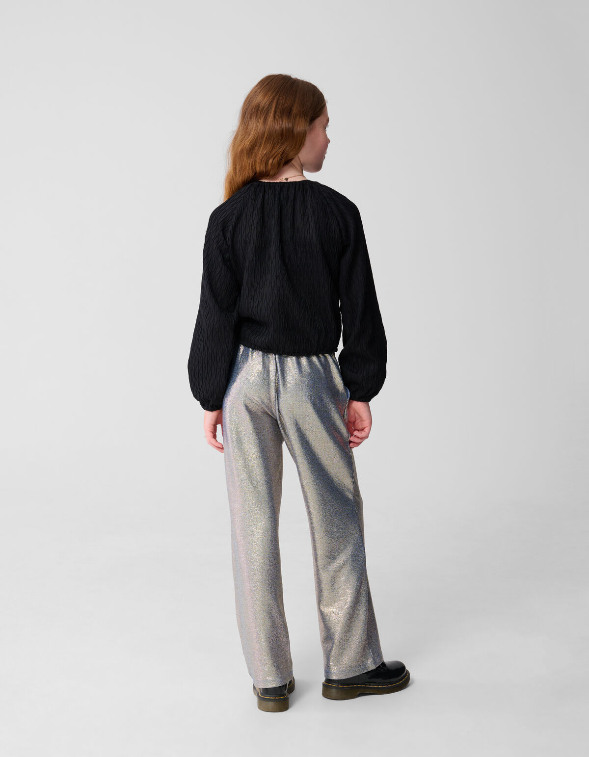 Metallic Hose Blau SHOEBY GIRLS