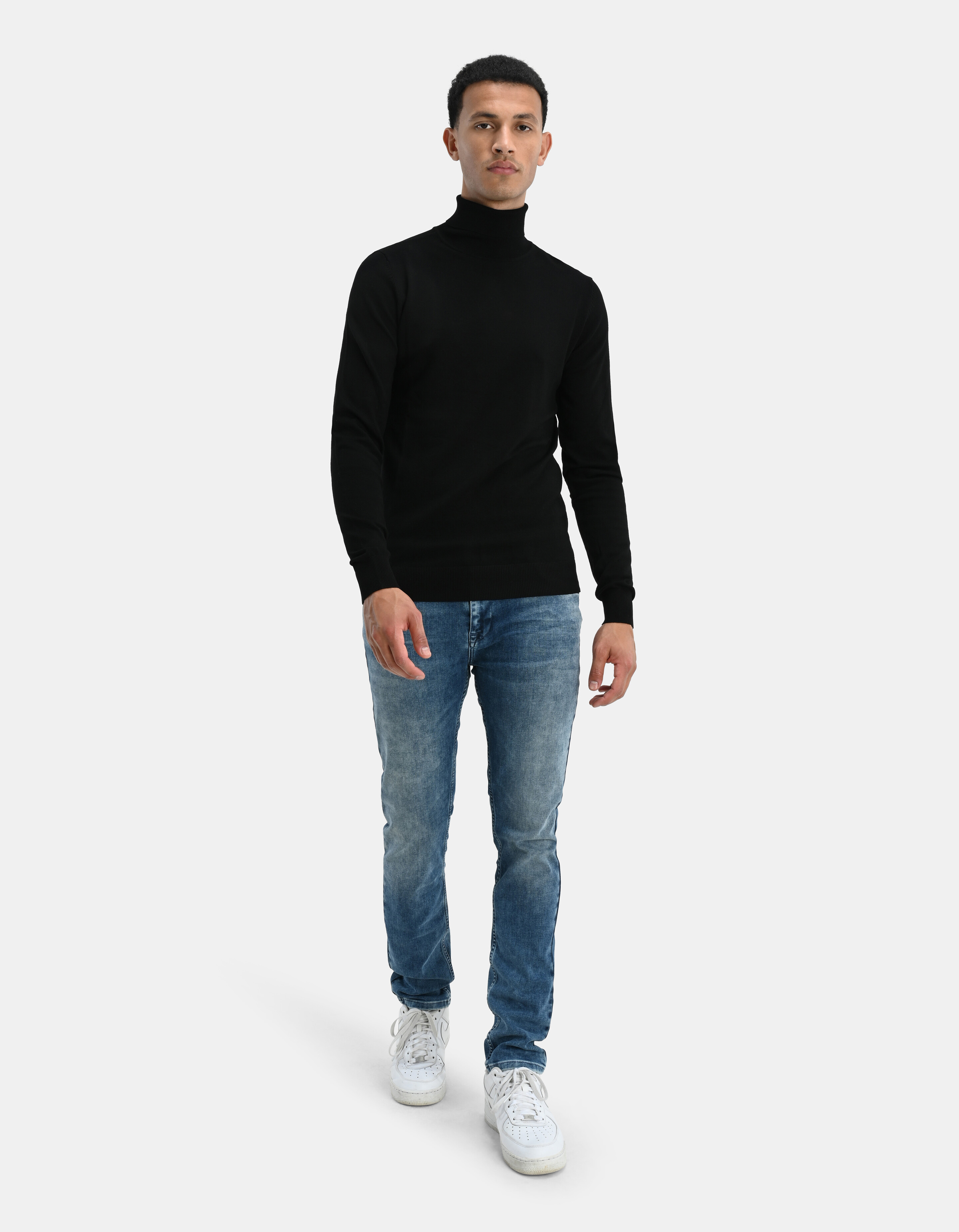 Rollkragenpullover Schwarz SHOEBY MEN