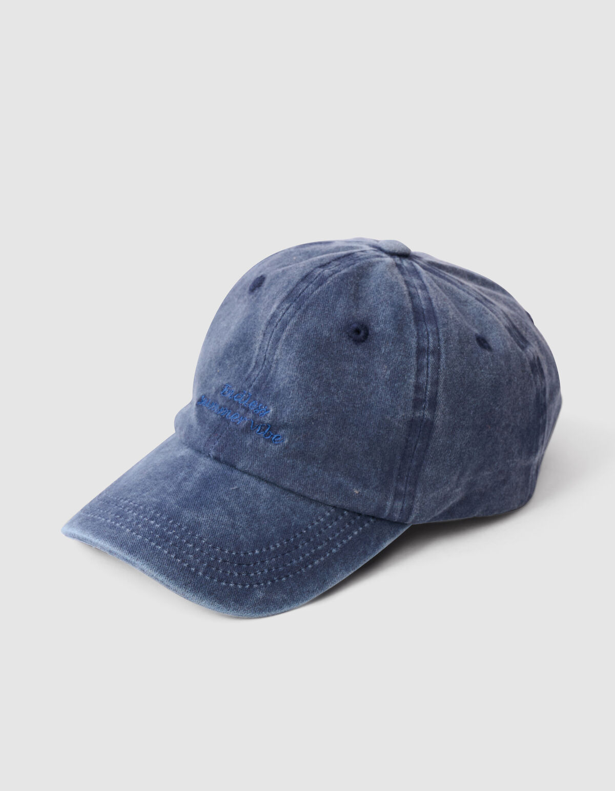 Gewaschene Mütze Dunkelblau SHOEBY MEN