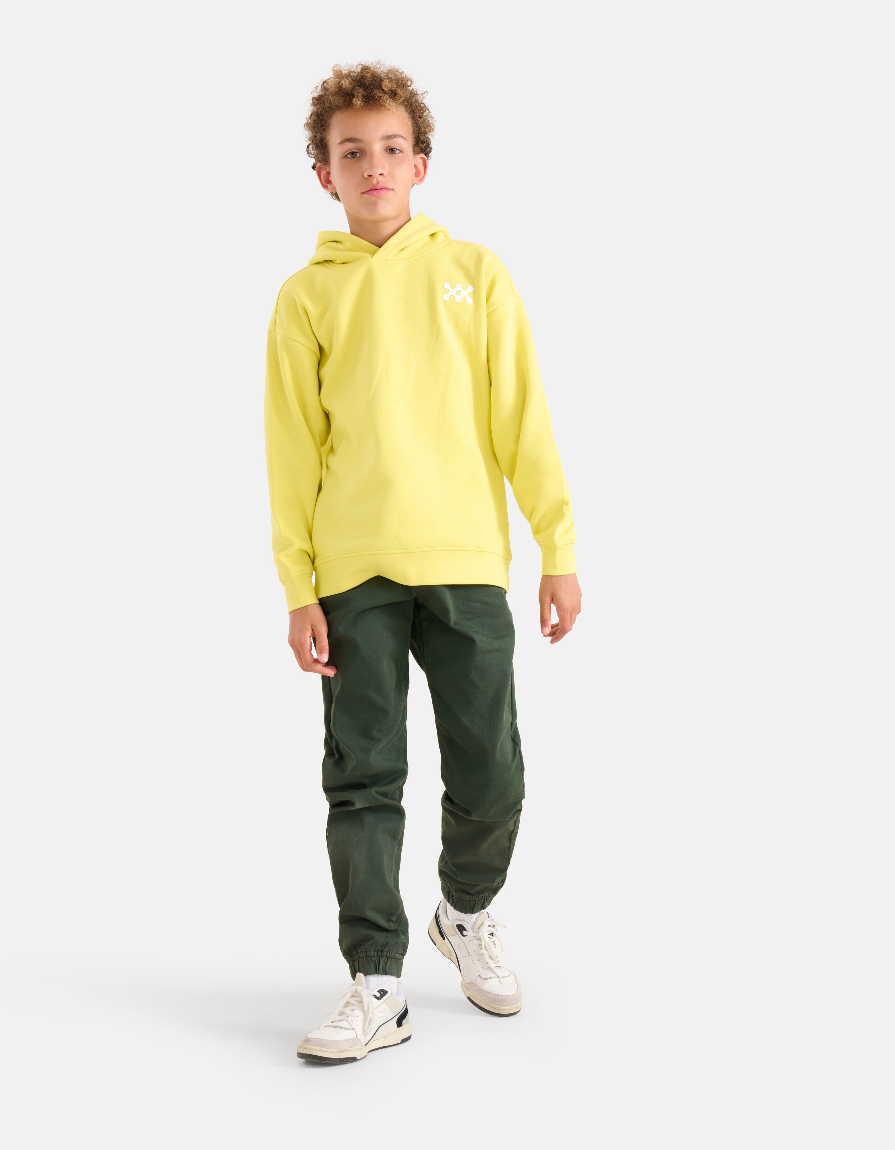Lässige Twill-Hose Dunkelgrün SHOEBY BOYS