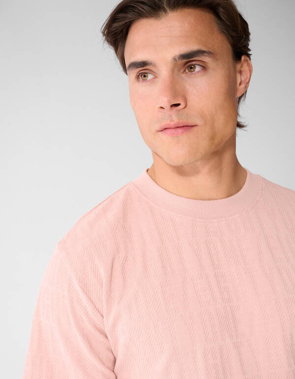 Eighty One Text T-Shirt Rosa SHOEBY MEN