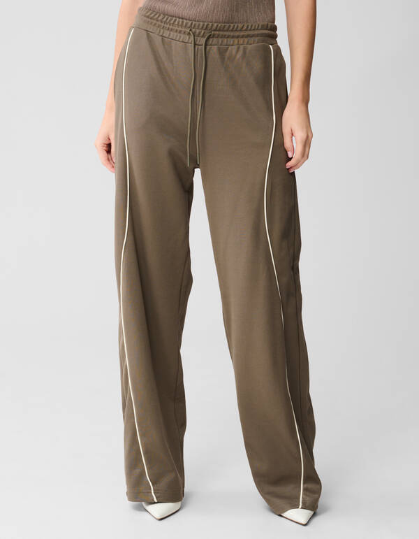 Wave Wide-Leg-Hose Grün SHOEBY WOMEN