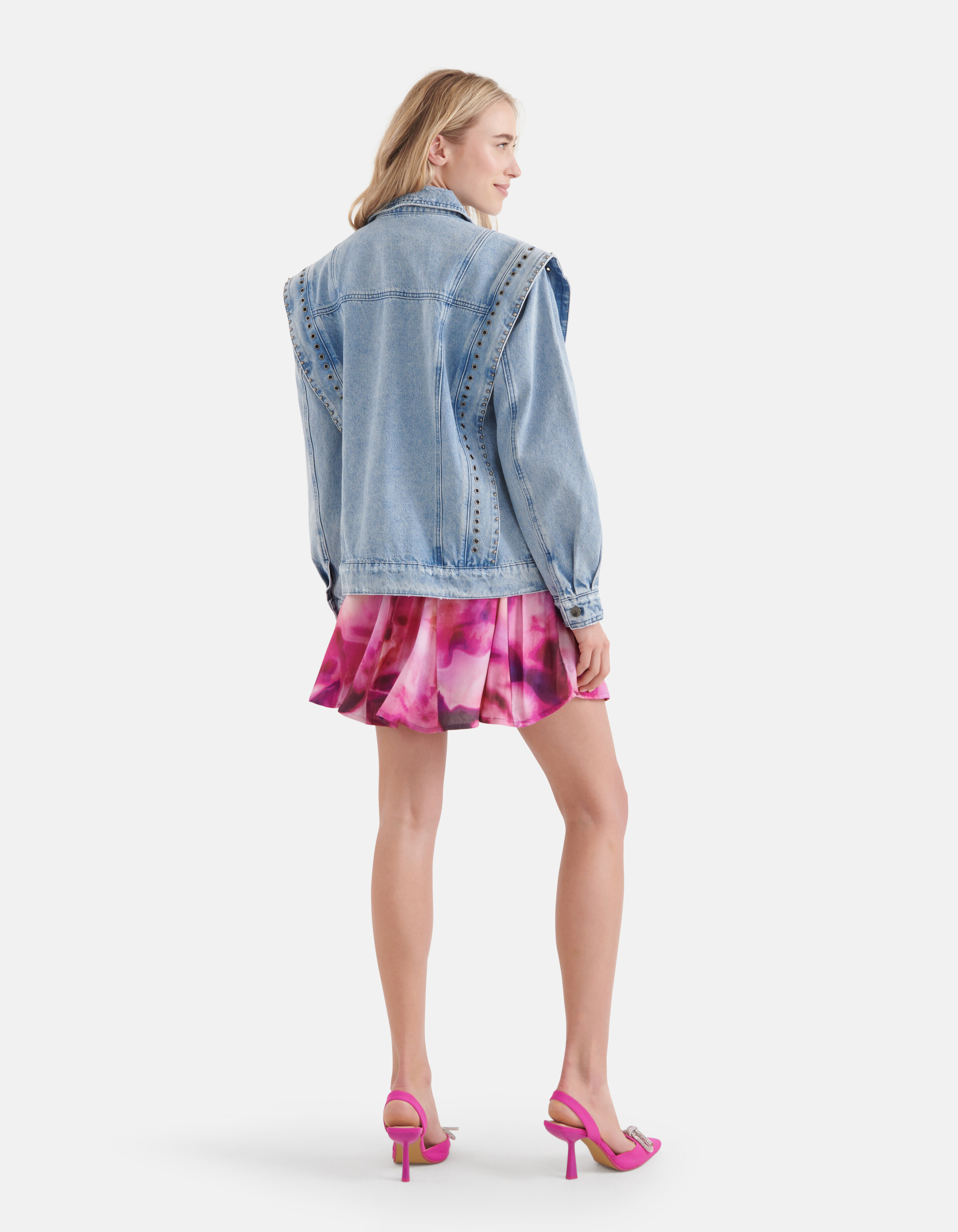 Zerstörte Denim-Jacke Blau von Nicolette SHOEBY WOMEN