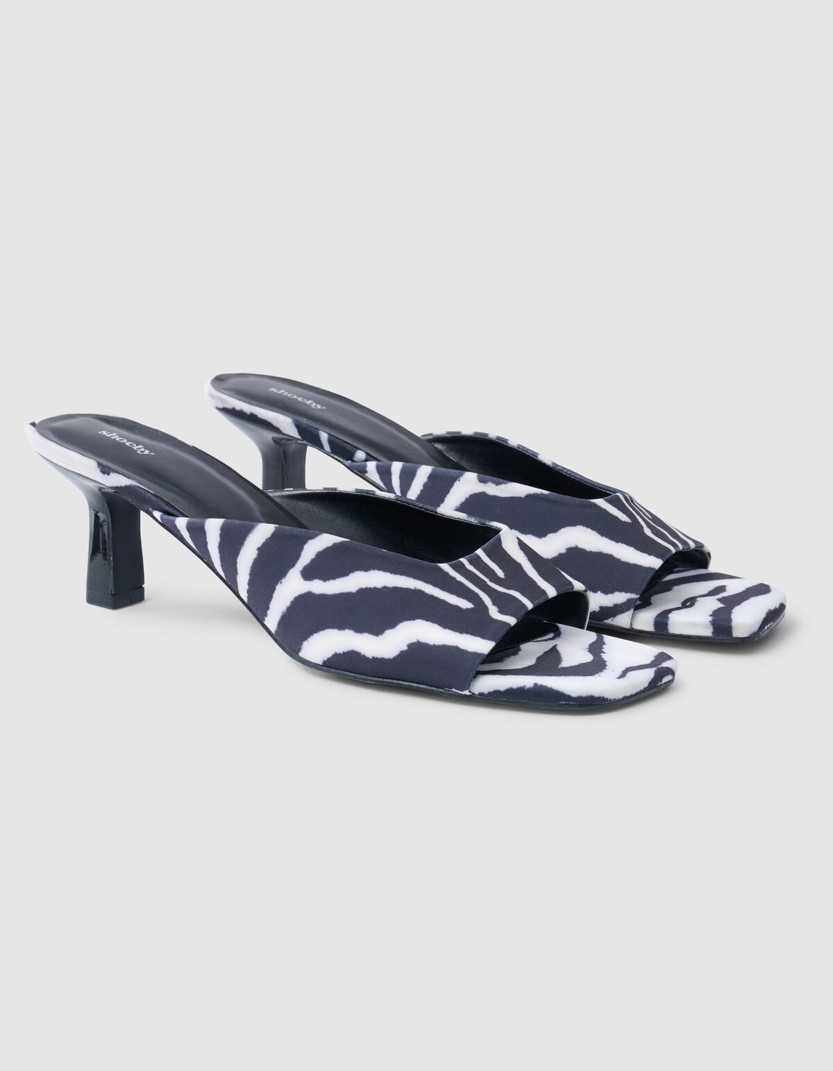 Zebra Heels Schwarz/Weiß SHOEBY SHOES