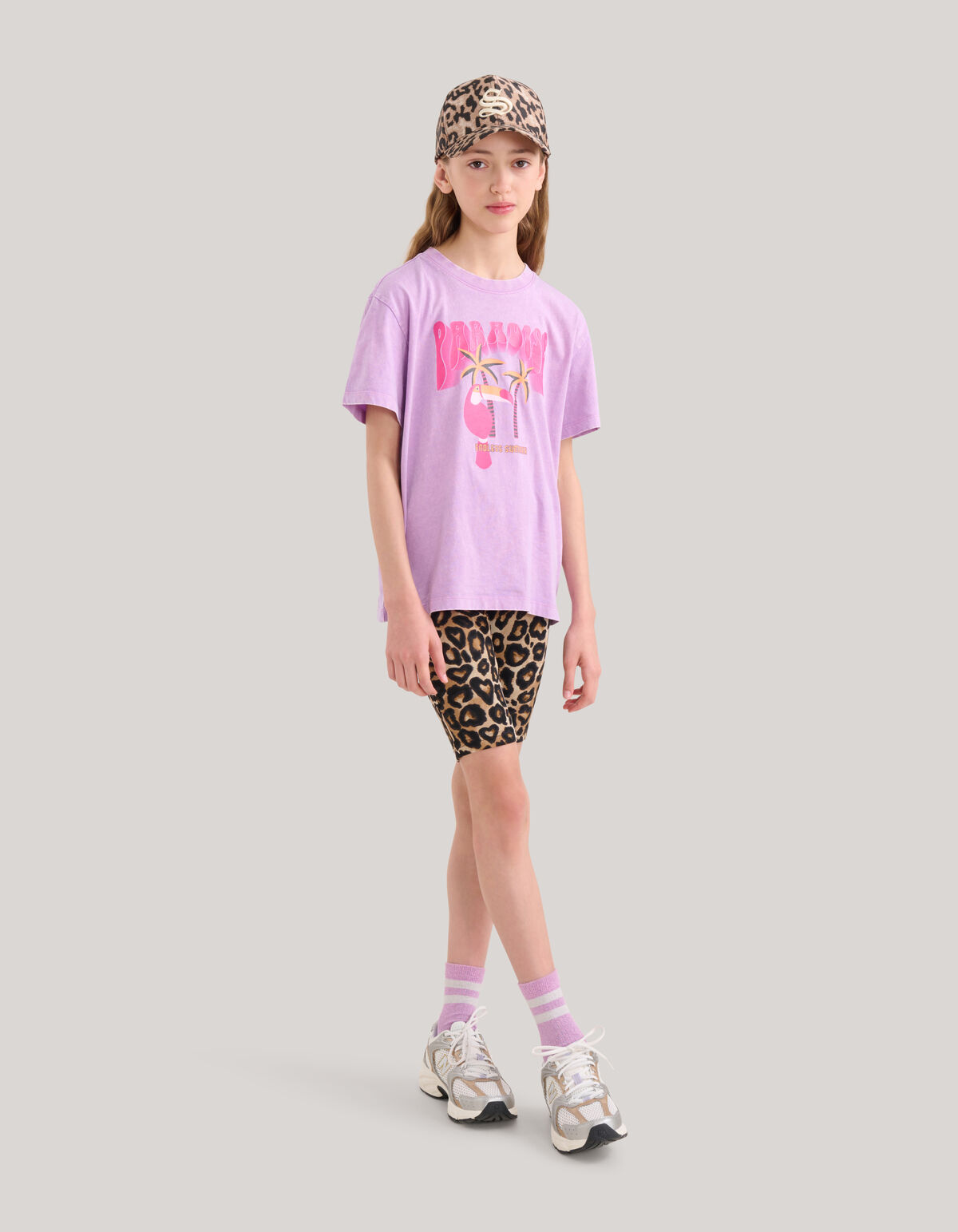 Artwork T-shirt Lichtpaars SHOEBY GIRLS