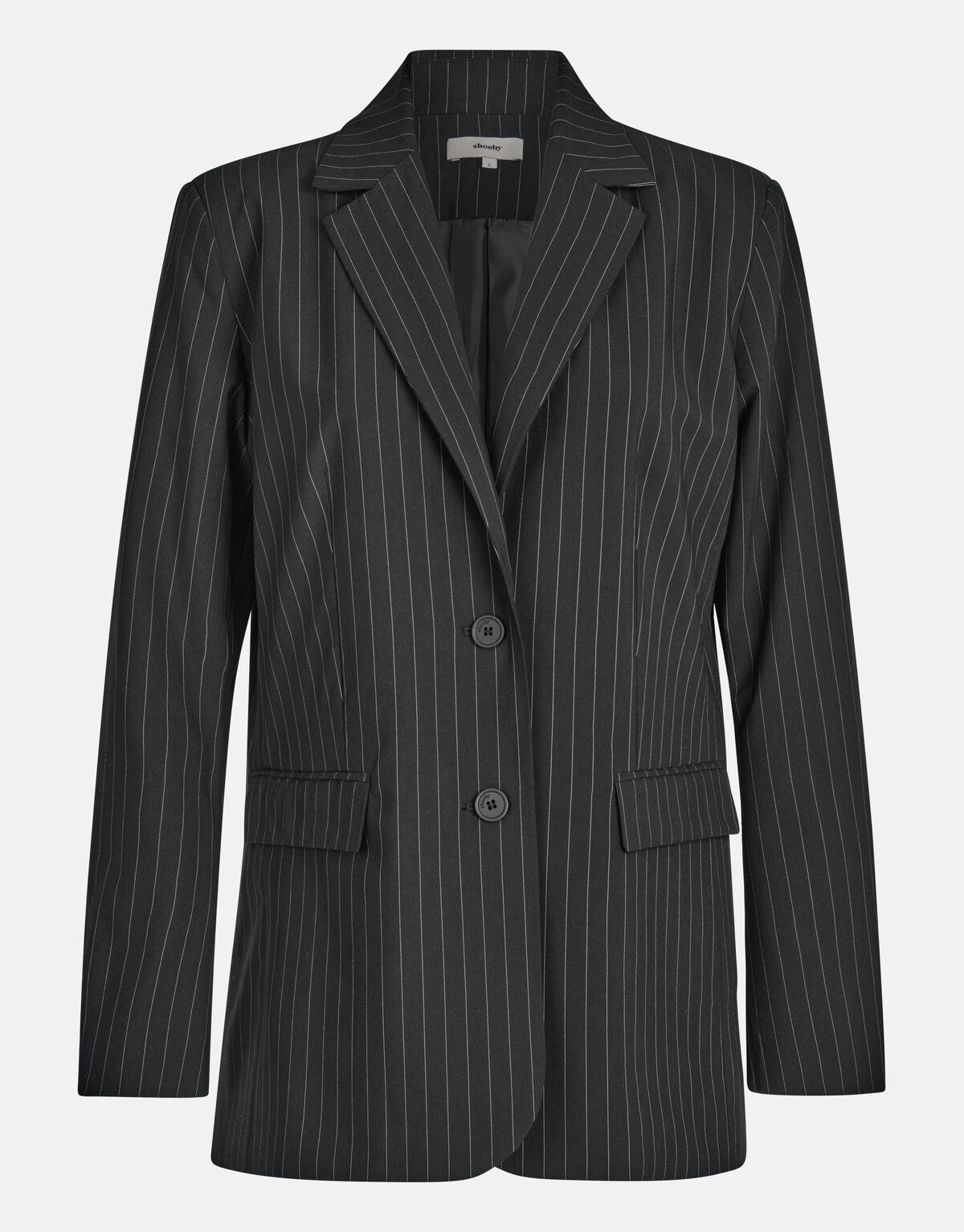 Blazer mit Nadelstreifen Schwarz SHOEBY WOMEN