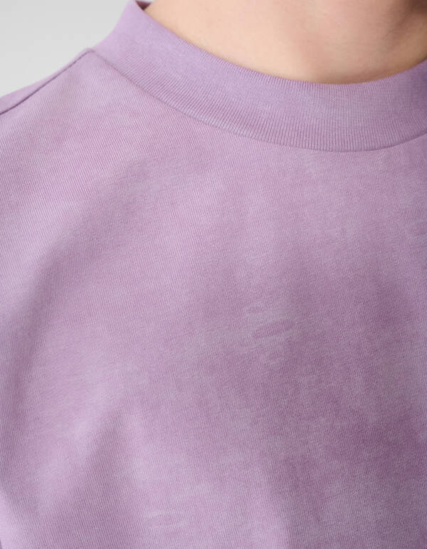 Oversized Washed Label T-Shirt Helllila SHOEBY BOYS