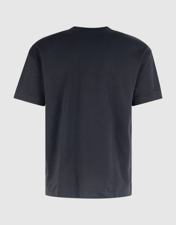 Stickerei-T-Shirt Dunkelblau SHOEBY MEN