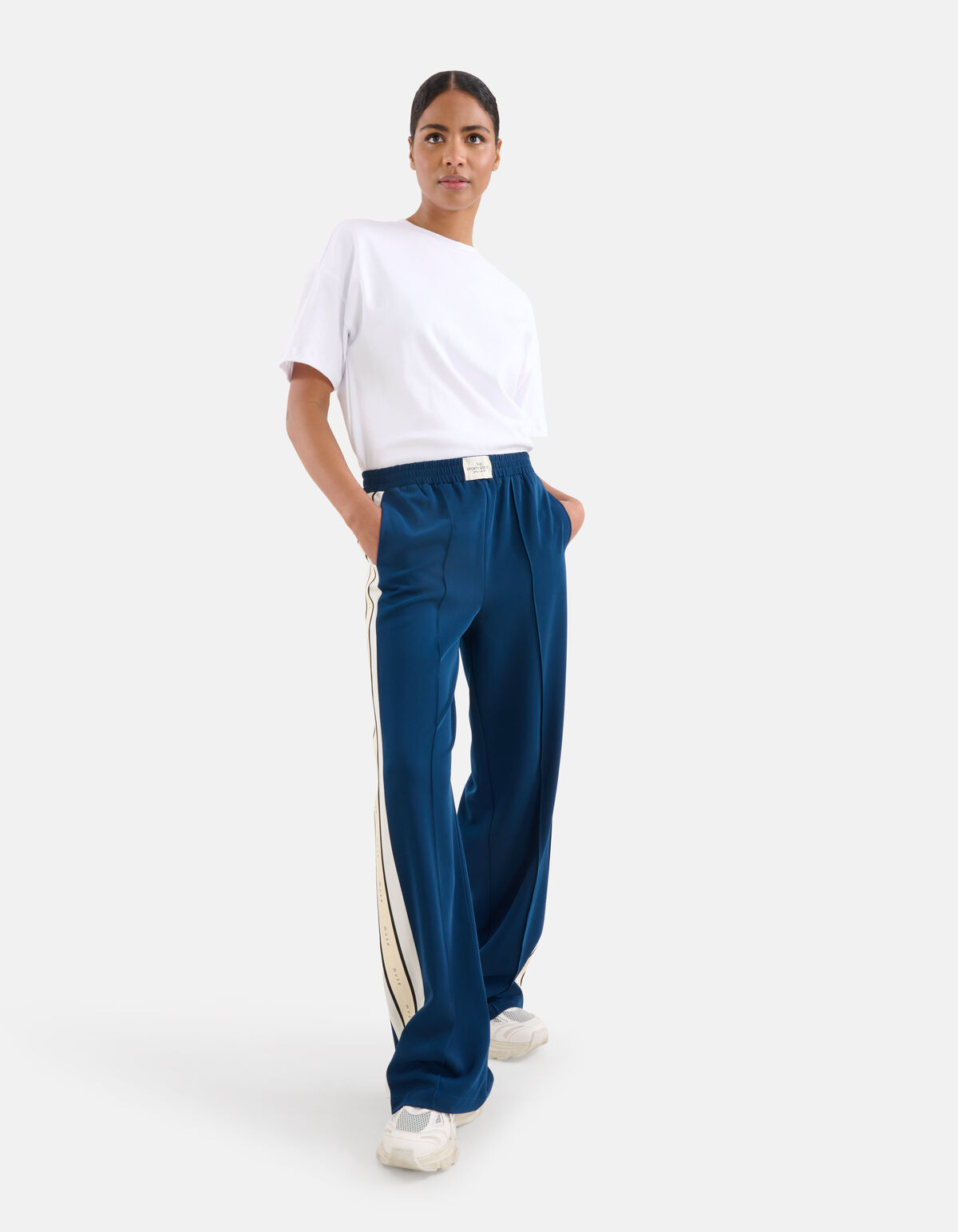 Sporty Tape Broek Donkerblauw SHOEBY WOMEN