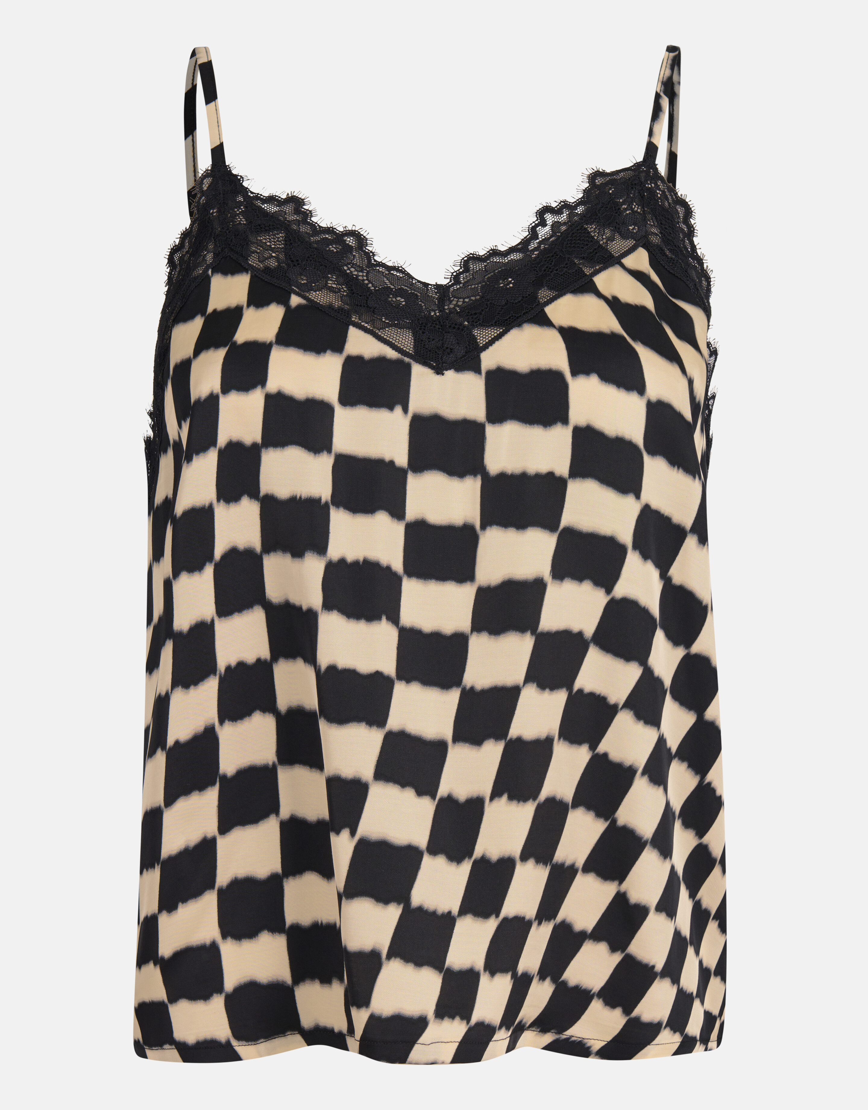 Bedrucktes Singlet Schwarz/ Off-white SHOEBY WOMEN