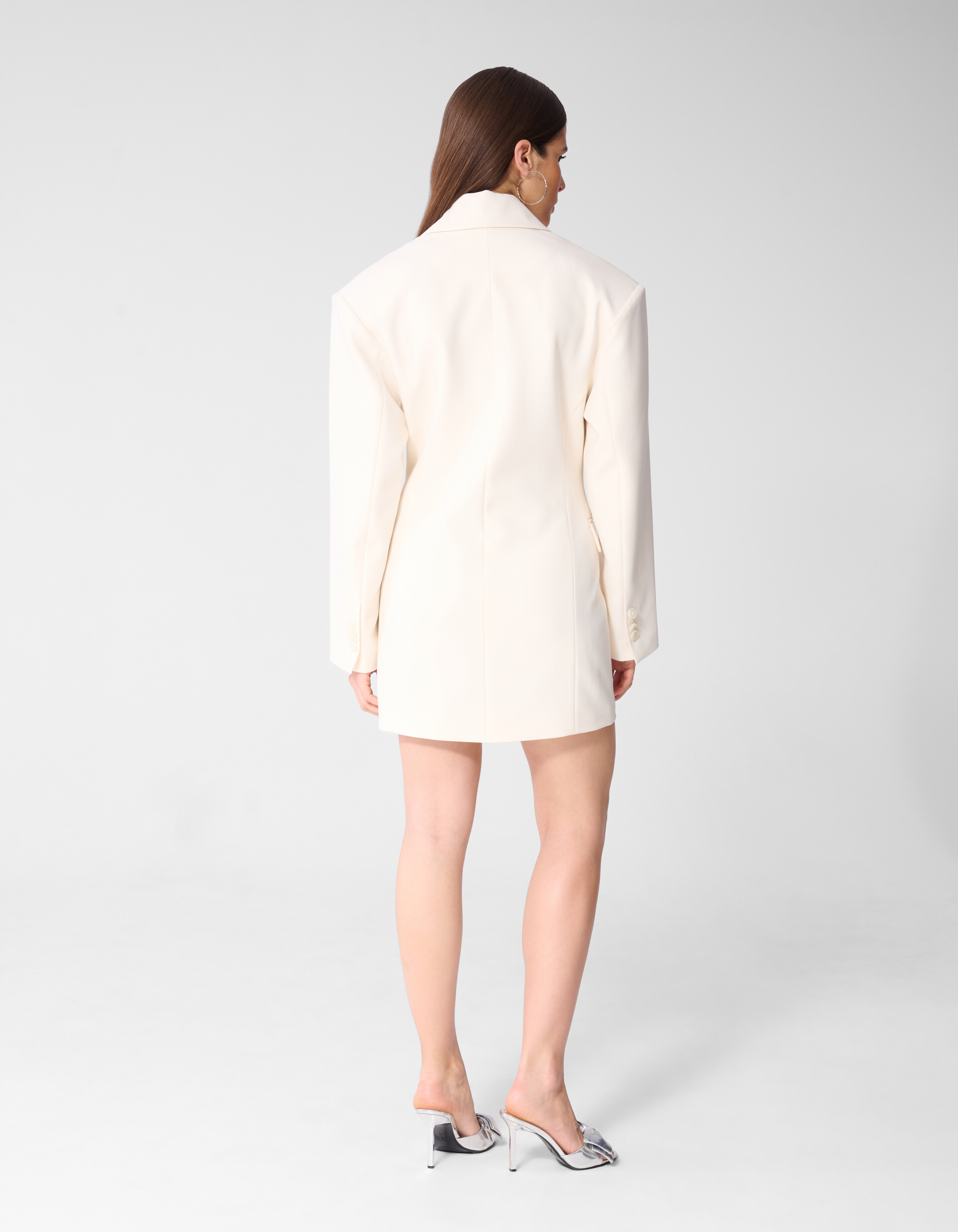 Blazer Mini Kleid Gebrochen Wei&szlig; SHOEBY WOMEN