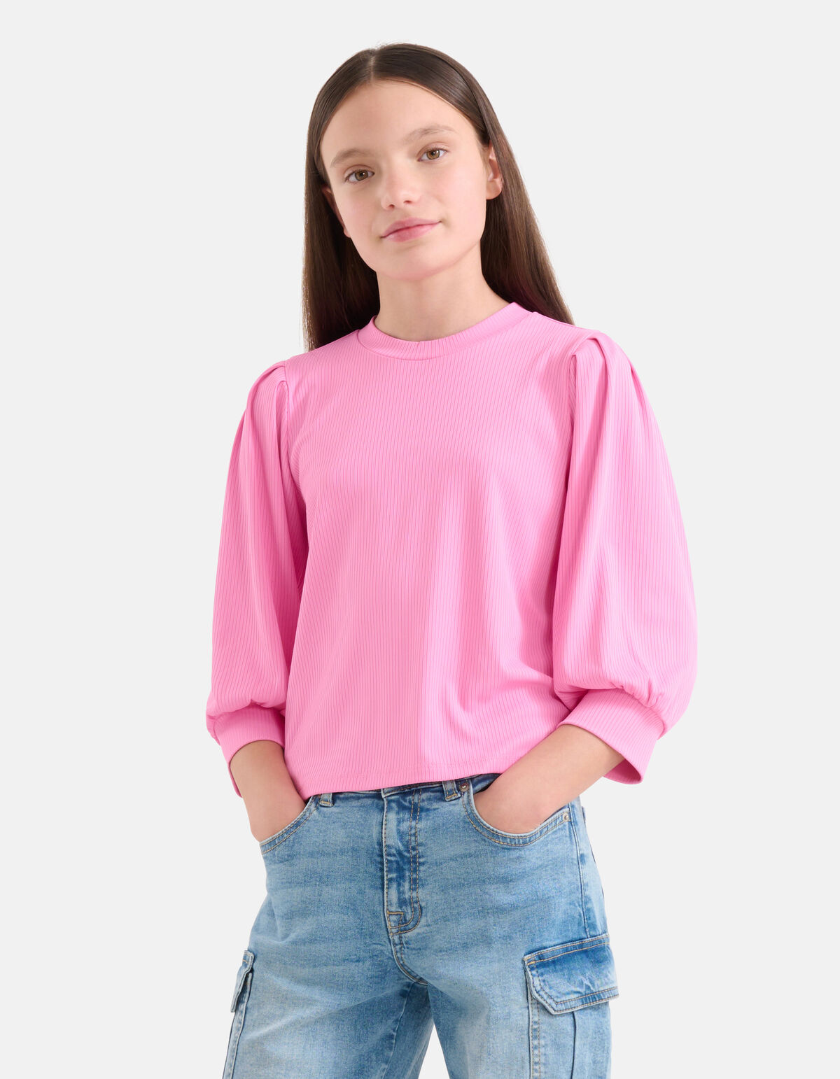 Rib Top Roze SHOEBY GIRLS