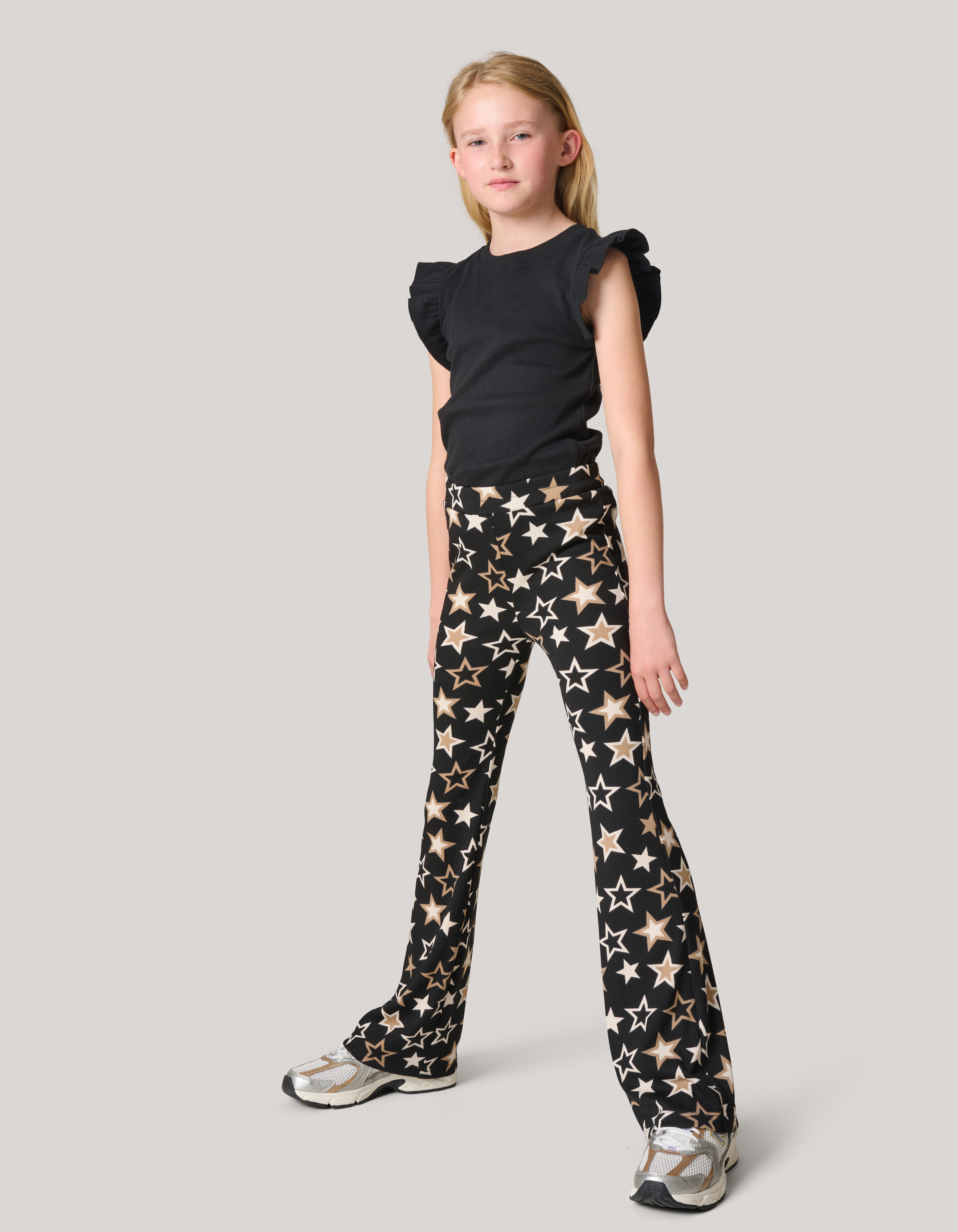 Bedruckte Schlagleggings Zwart SHOEBY GIRLS