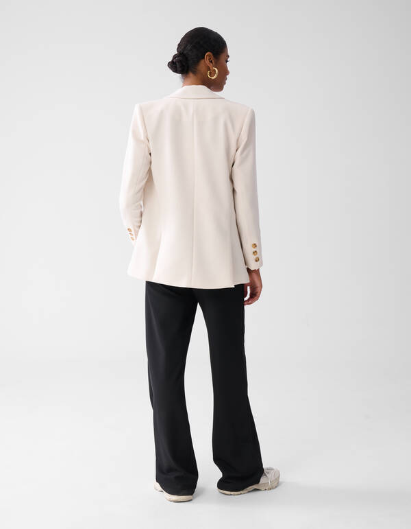 Übergroßer Blazer Off White SHOEBY WOMEN