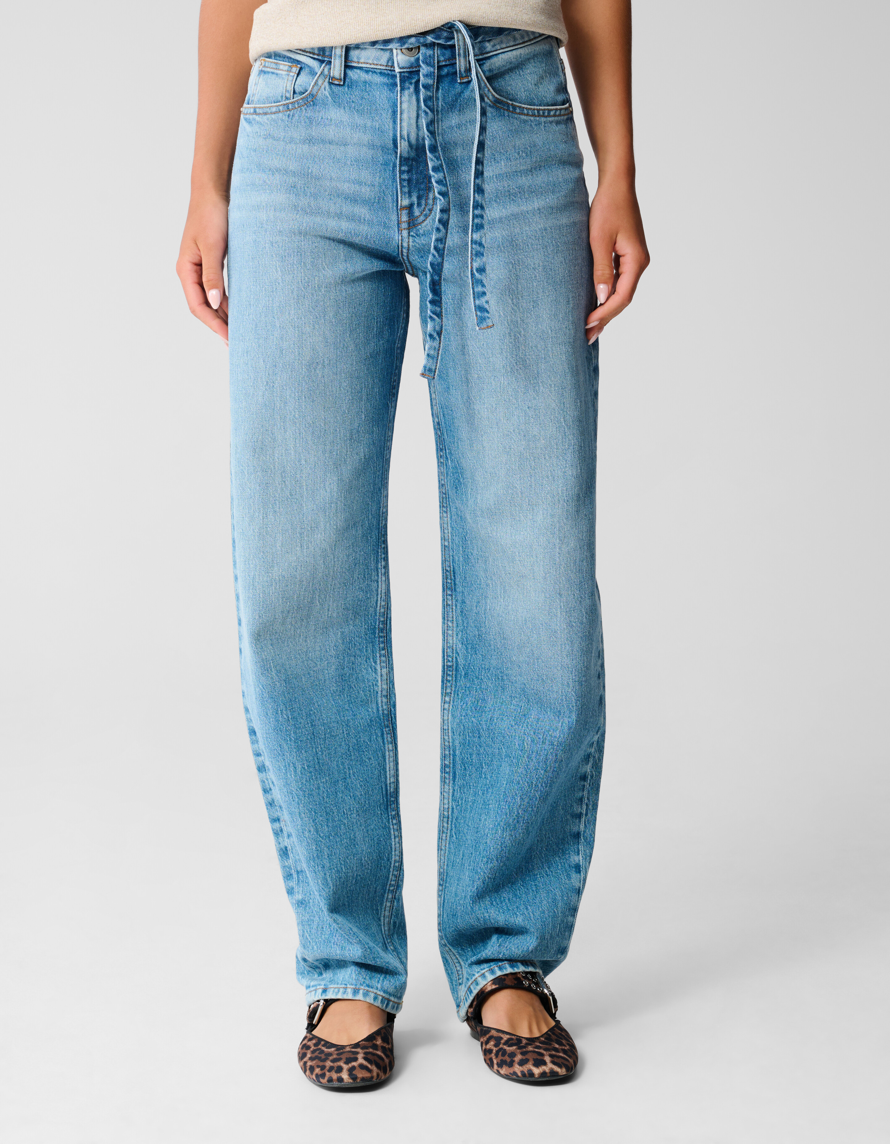 Balloon Fit Jeans Dunkelblau SHOEBY WOMEN