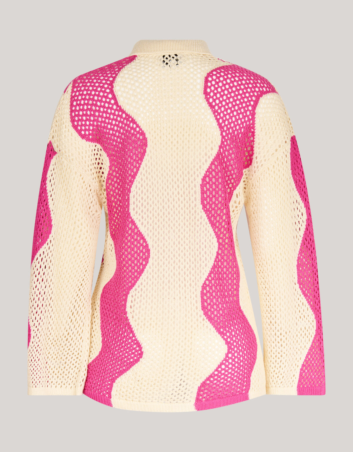 Crochet Blouse Gebroken Wit/Roze SHOEBY WOMEN