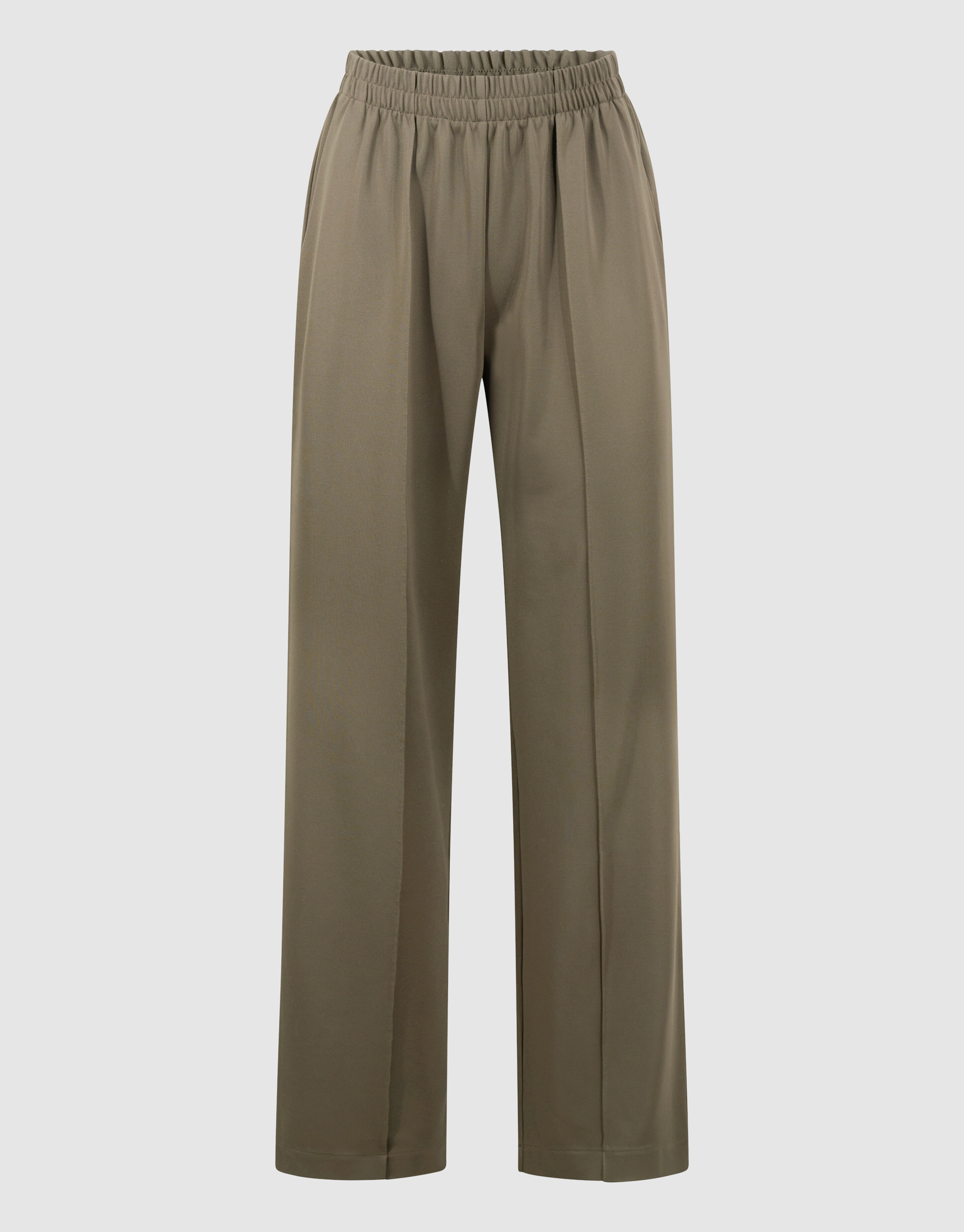 Basic Wide Leg Hose Dunkelgrün SHOEBY WOMEN