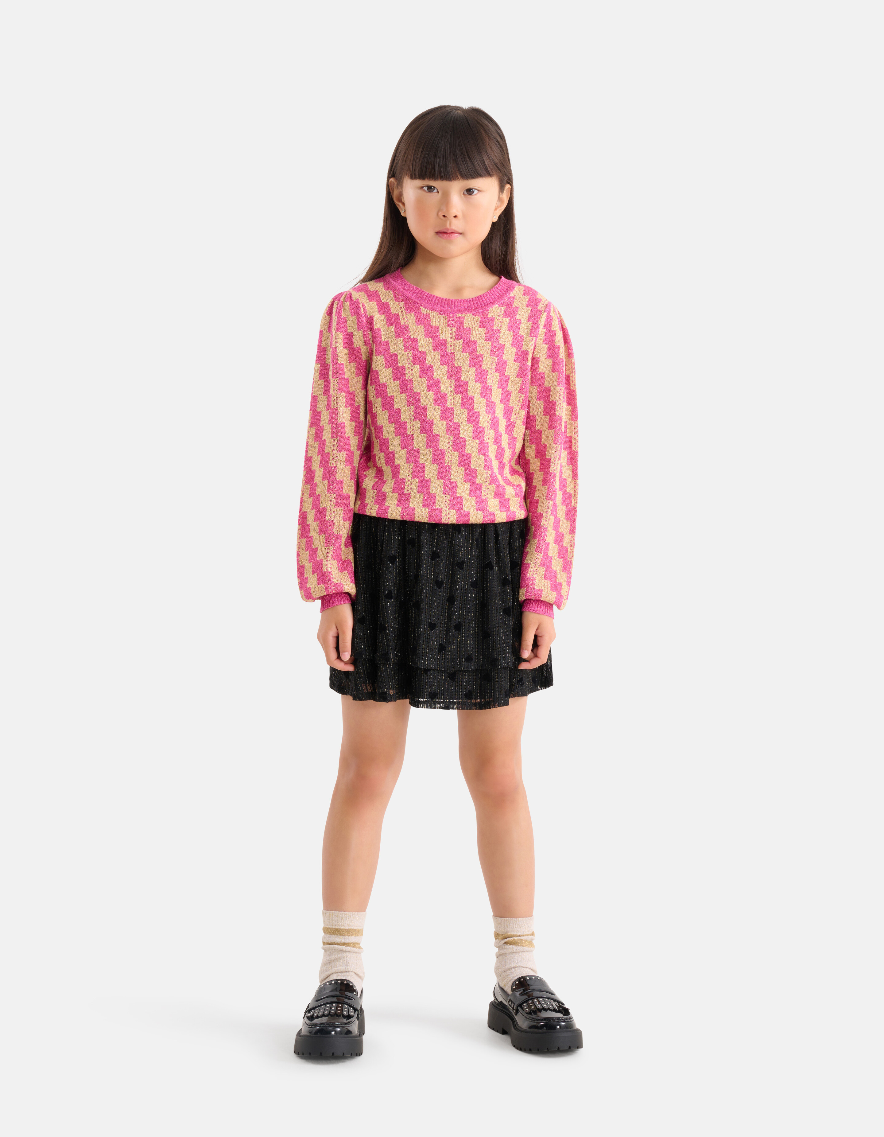Mesh-Rock Schwarz SHOEBY GIRLS
