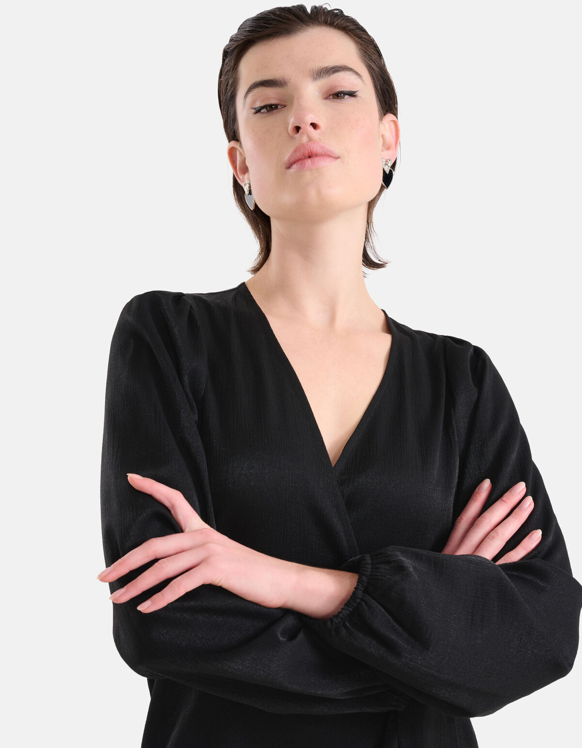 Wickelkleid Schwarz SHOEBY WOMEN