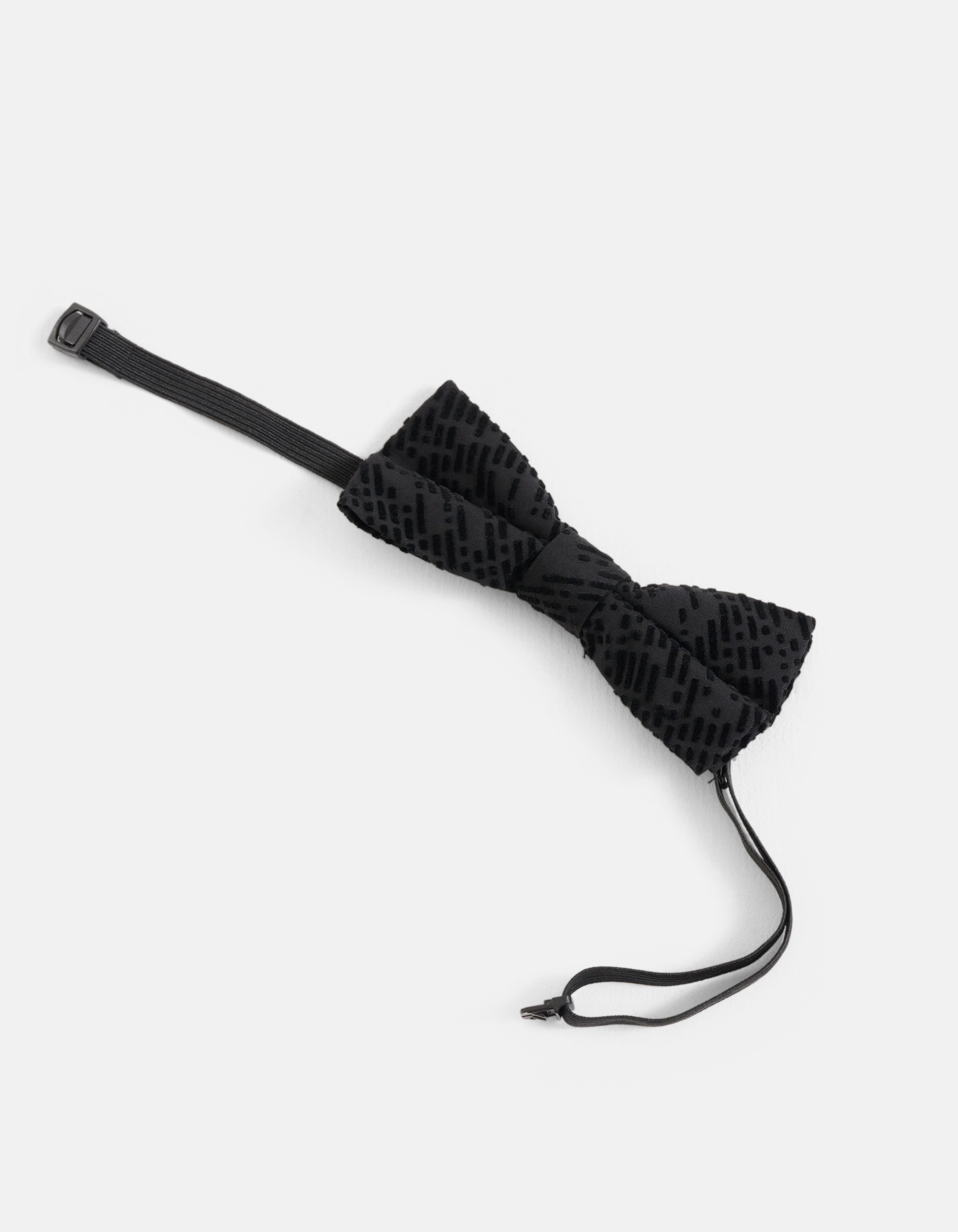 Bedruckte Schleife Schwarz SHOEBY ACCESSOIRES