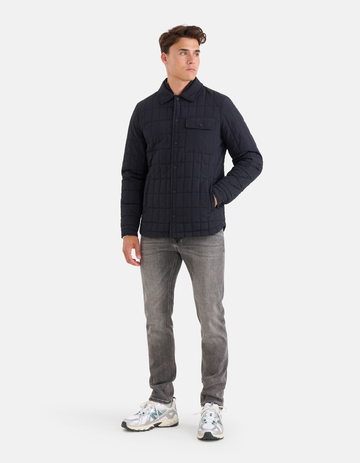 Gepolsterte Jacke Schwarz SHOEBY MEN