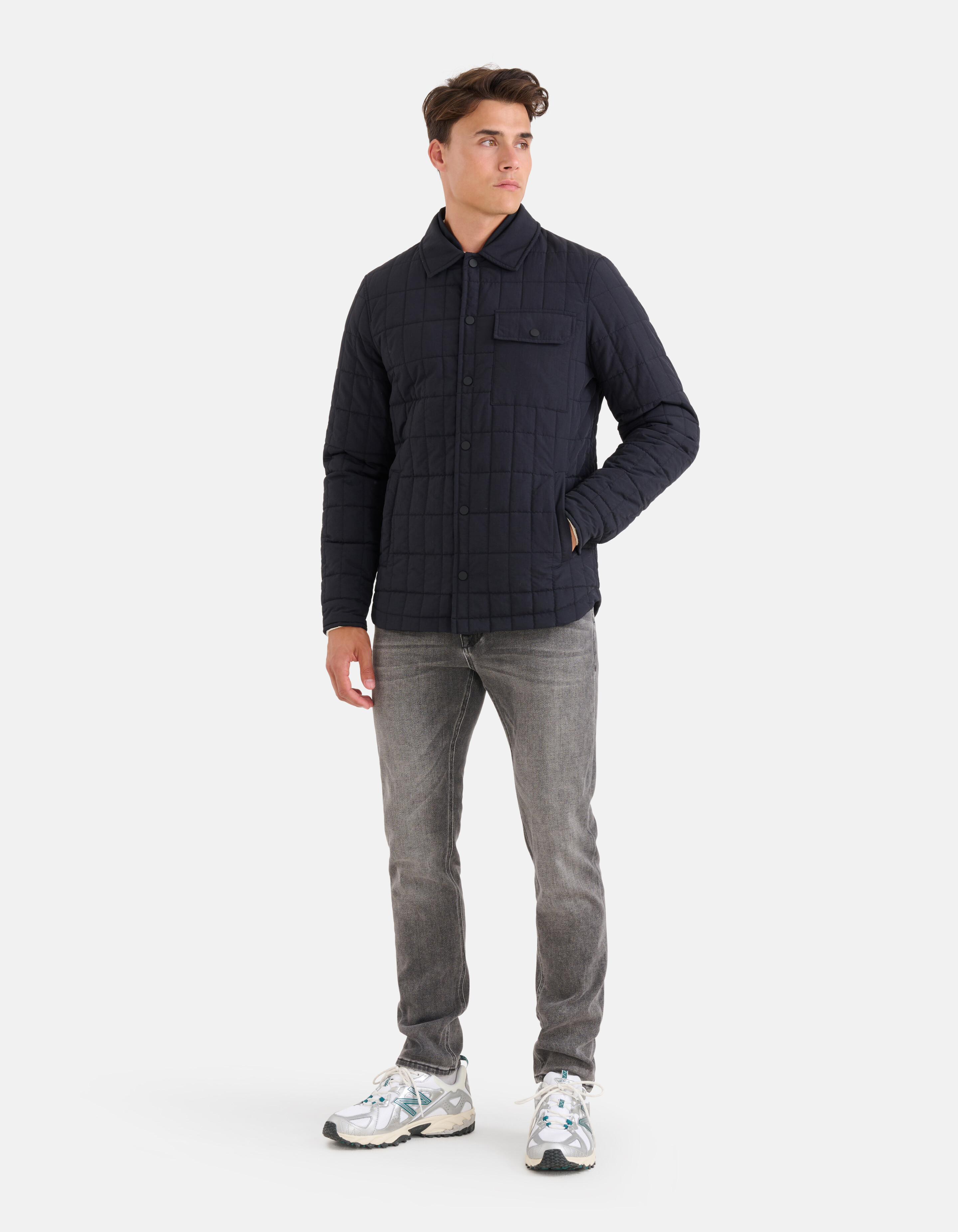 Gepolsterte Jacke Schwarz SHOEBY MEN