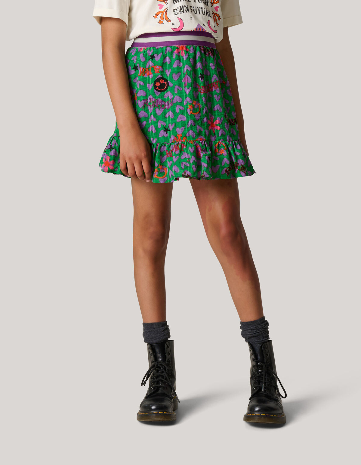 Bedruckter Rock Grün SHOEBY GIRLS