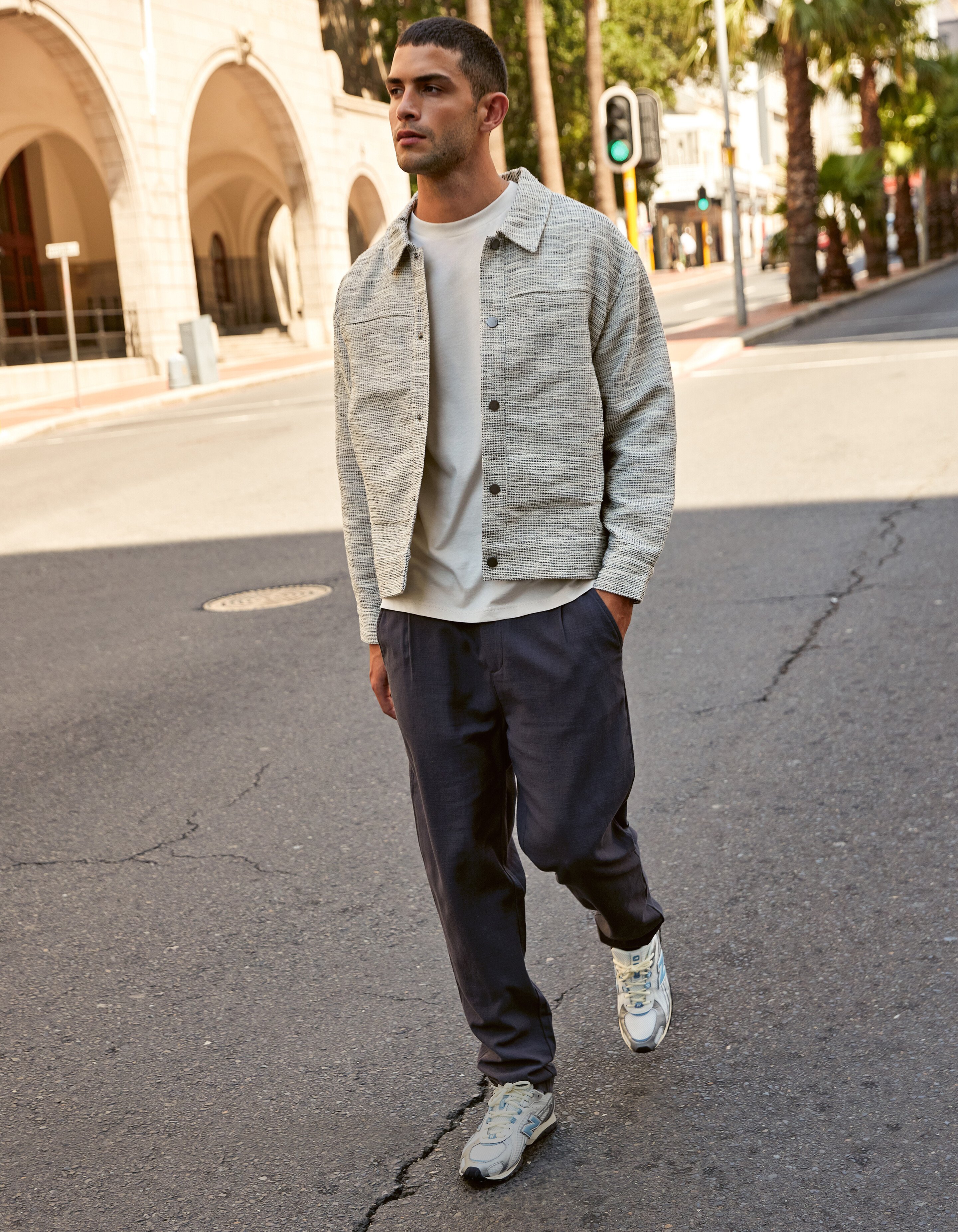 Struktur Jack Gebrochenes Wei&szlig; SHOEBY MEN