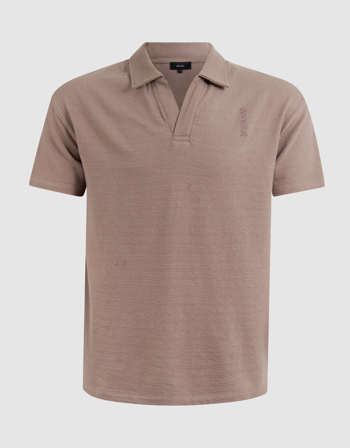 Stickerei Polo Hellbraun SHOEBY MEN