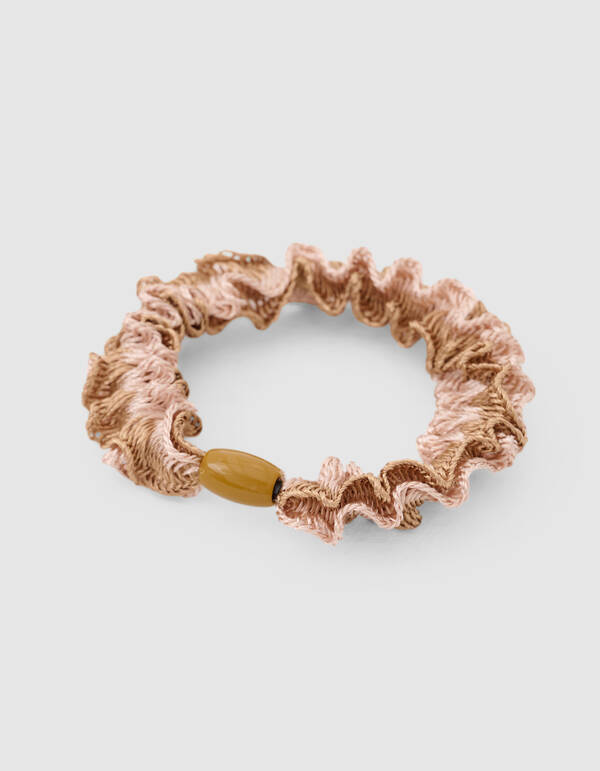 R&uuml;sche Haargummi Beige SHOEBY ACCESSOIRES