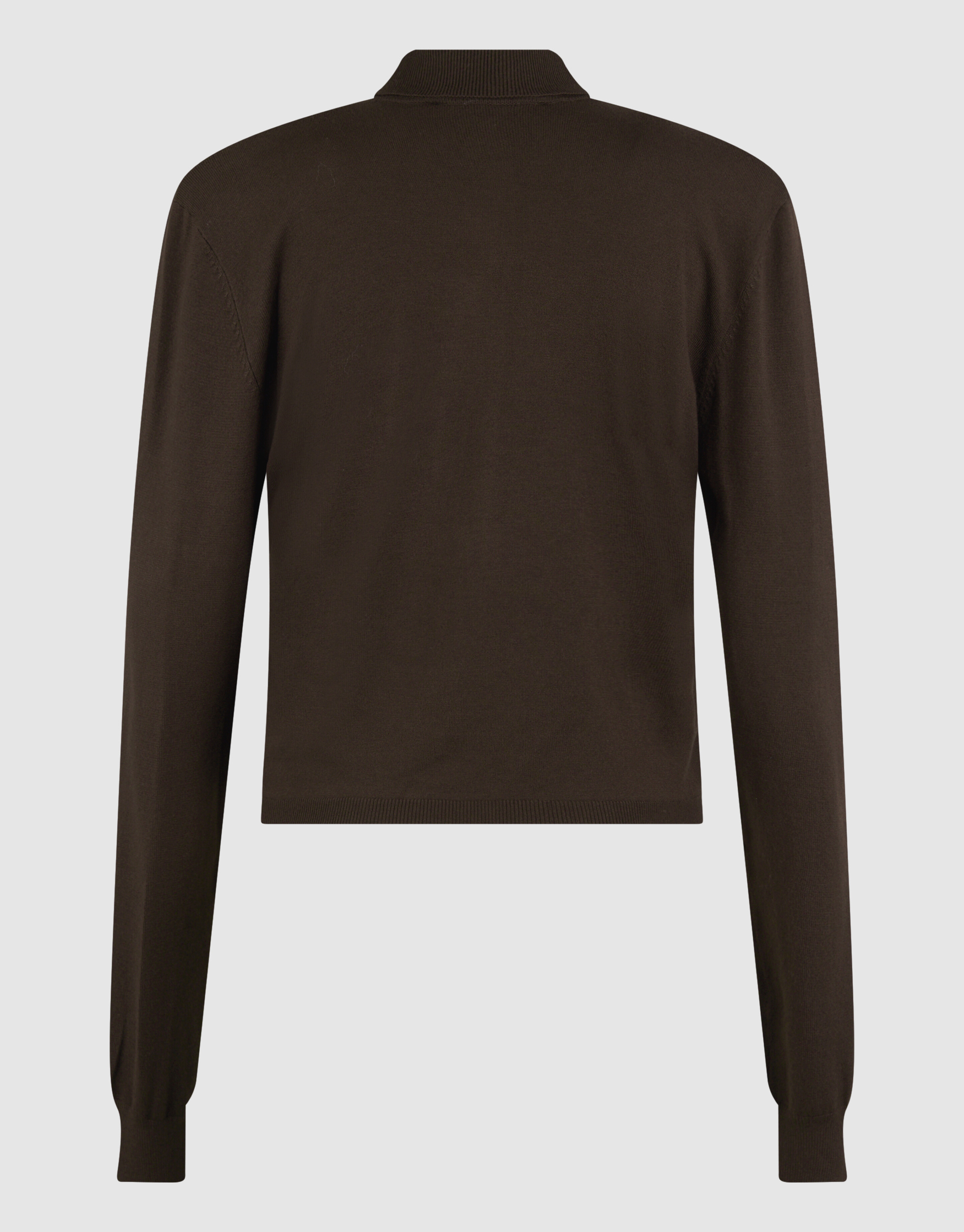 Langarm-Poloshirt Dunkelbraun von Monica SHOEBY WOMEN