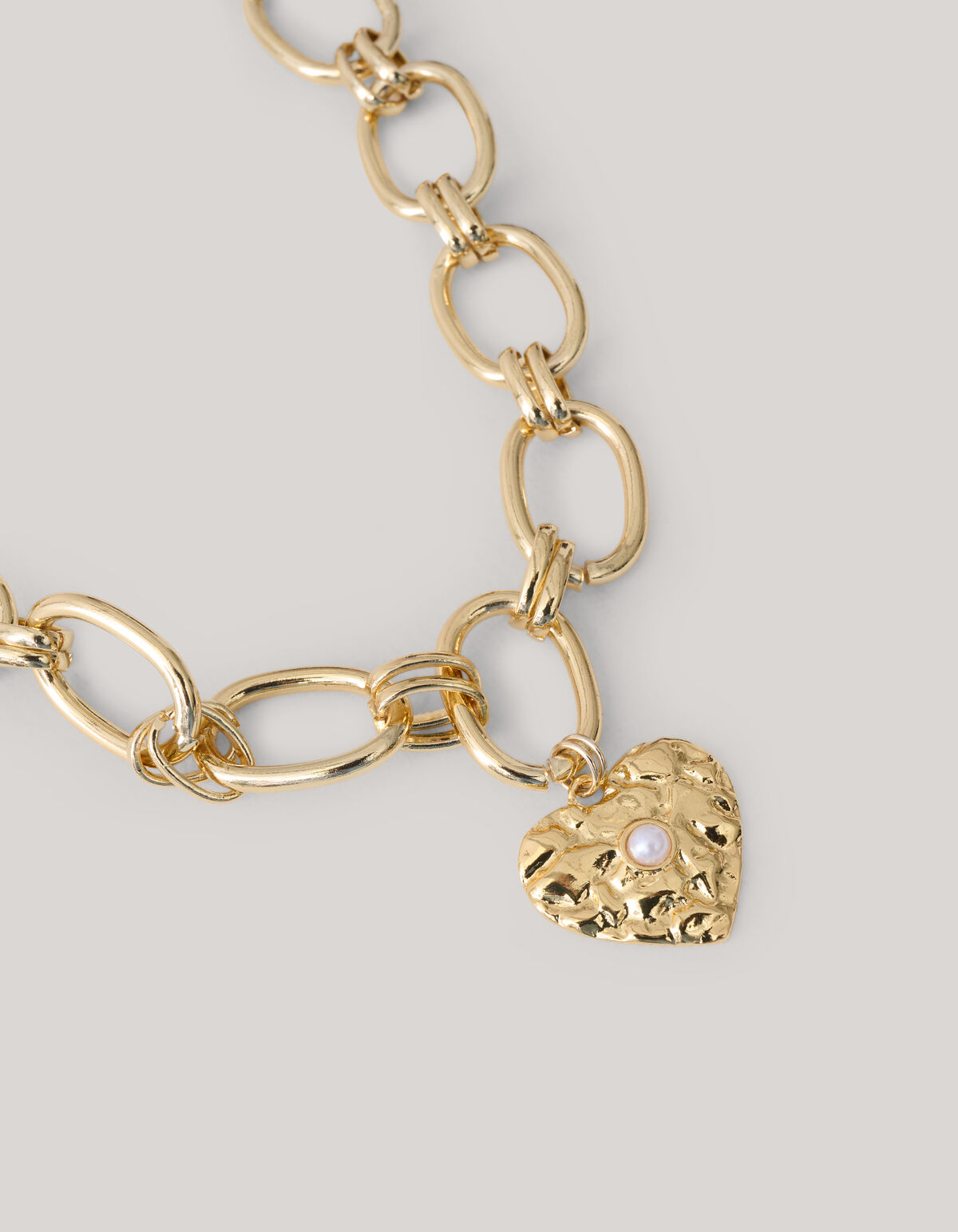 Herz-Halskette Gold SHOEBY ACCESSOIRES