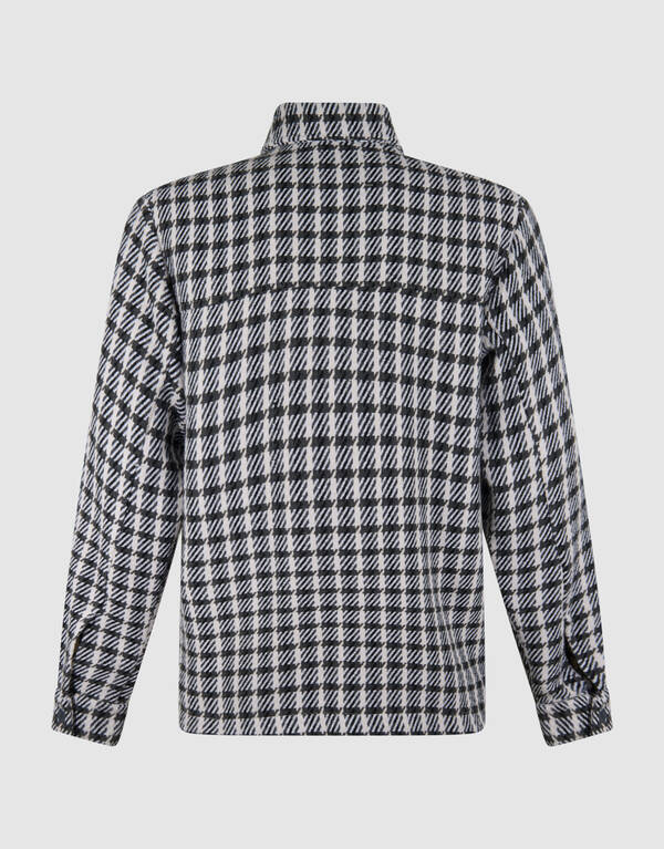 Kariertes Overshirt Schwarz/Grau SHOEBY MEN