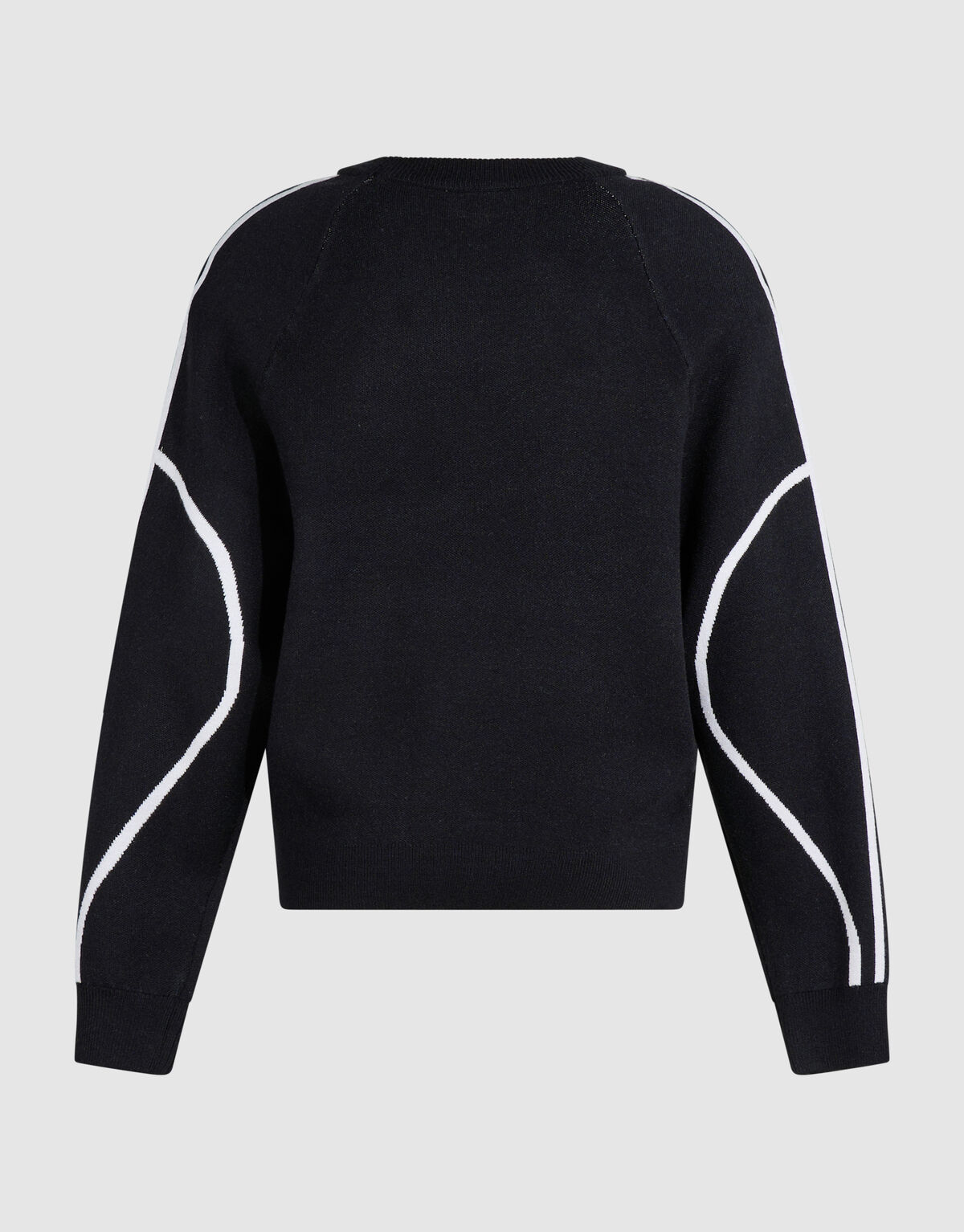 Oversized Sporty Strickpullover Schwarz SHOEBY WOMEN