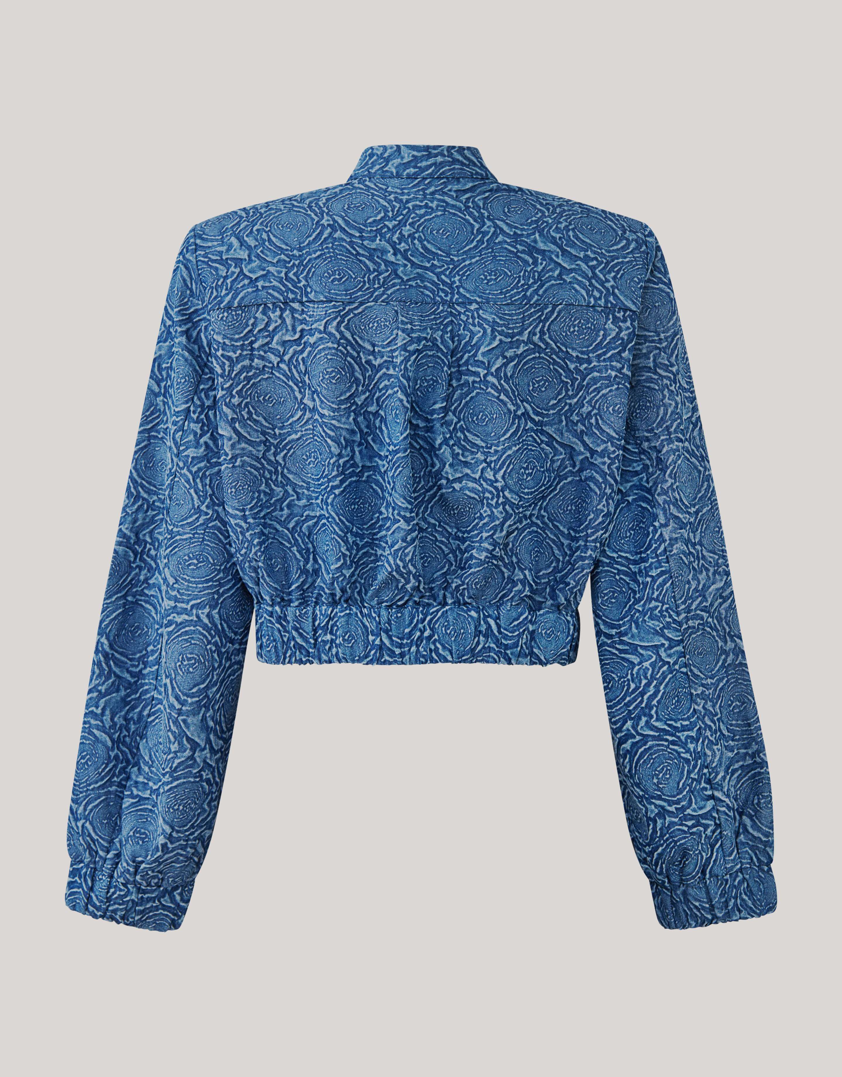 Bedruckter Jeansbomber Dunkelblau SHOEBY WOMEN