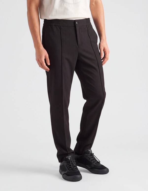 Twill Pintuck Hose Schwarz SHOEBY MEN