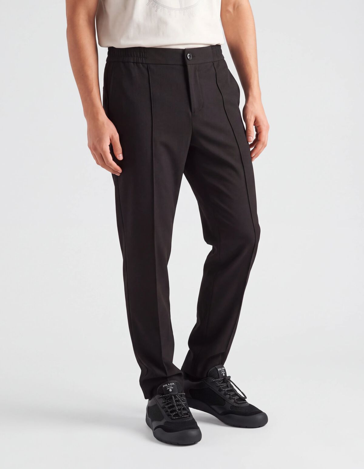 Twill Pintuck Hose Schwarz SHOEBY MEN