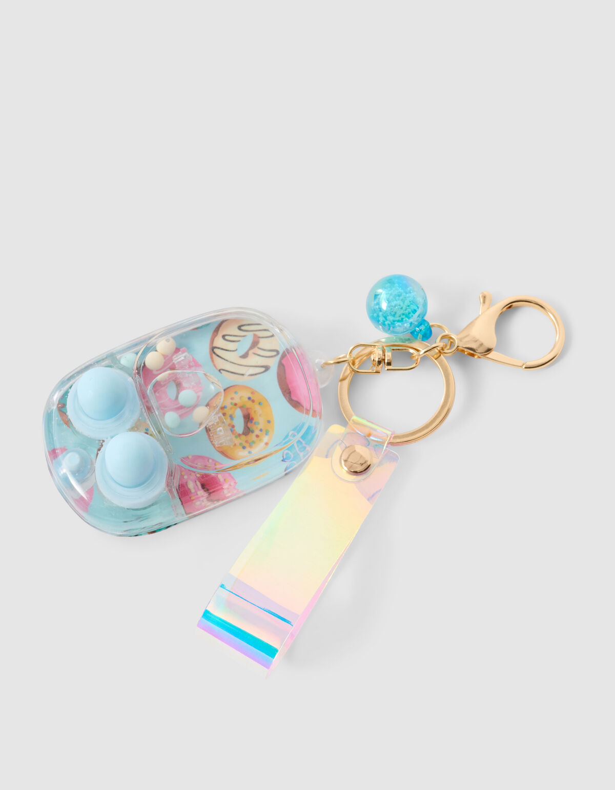 Donut Schlüsselanhänger Hellblau SHOEBY ACCESSOIRES