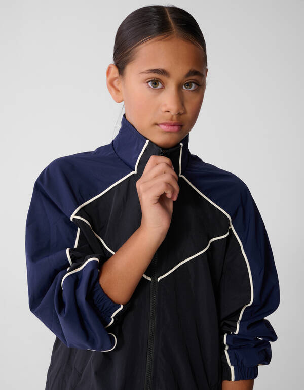 Relaxed Fit Tech Kleid Dunkelblau/Schwarz SHOEBY GIRLS