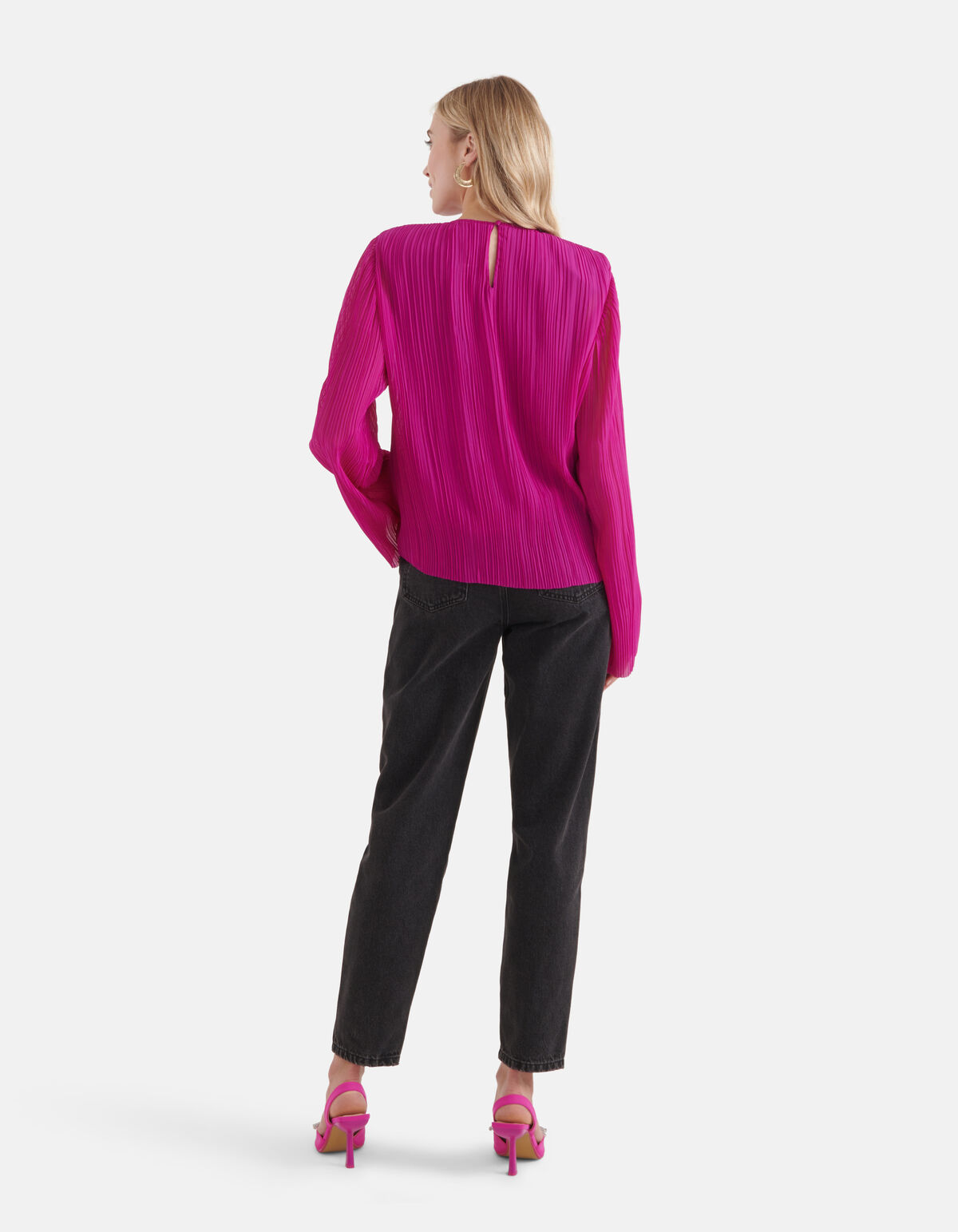 Plissee-Top Rosa SHOEBY WOMEN