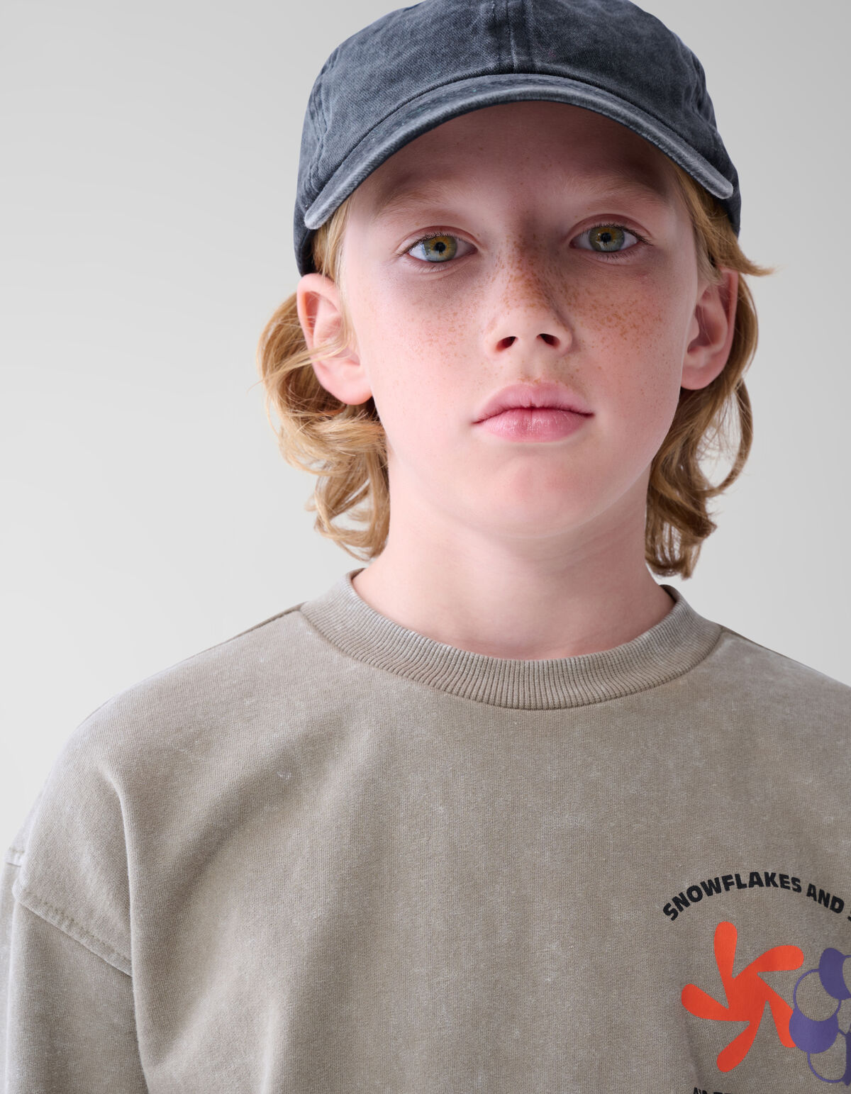 Gewaschener Pullover Bruin SHOEBY BOYS