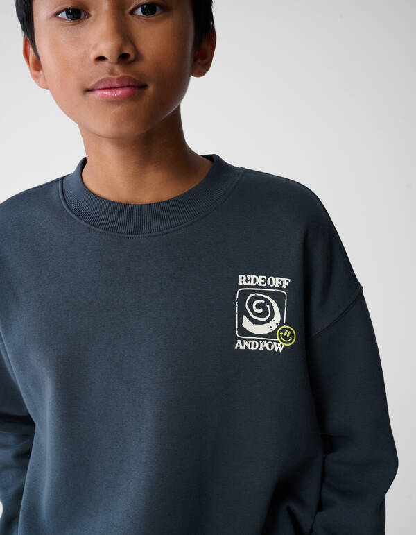 Pow Artwork Pullover Dunkelgrün SHOEBY BOYS