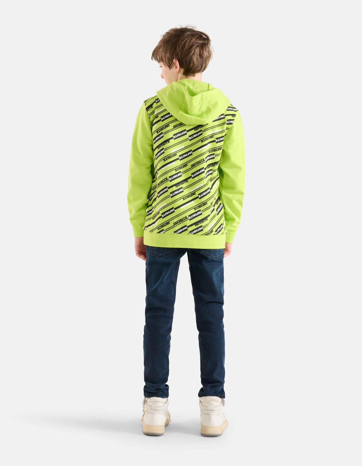 Text Hoodie Lindgrün SHOEBY BOYS