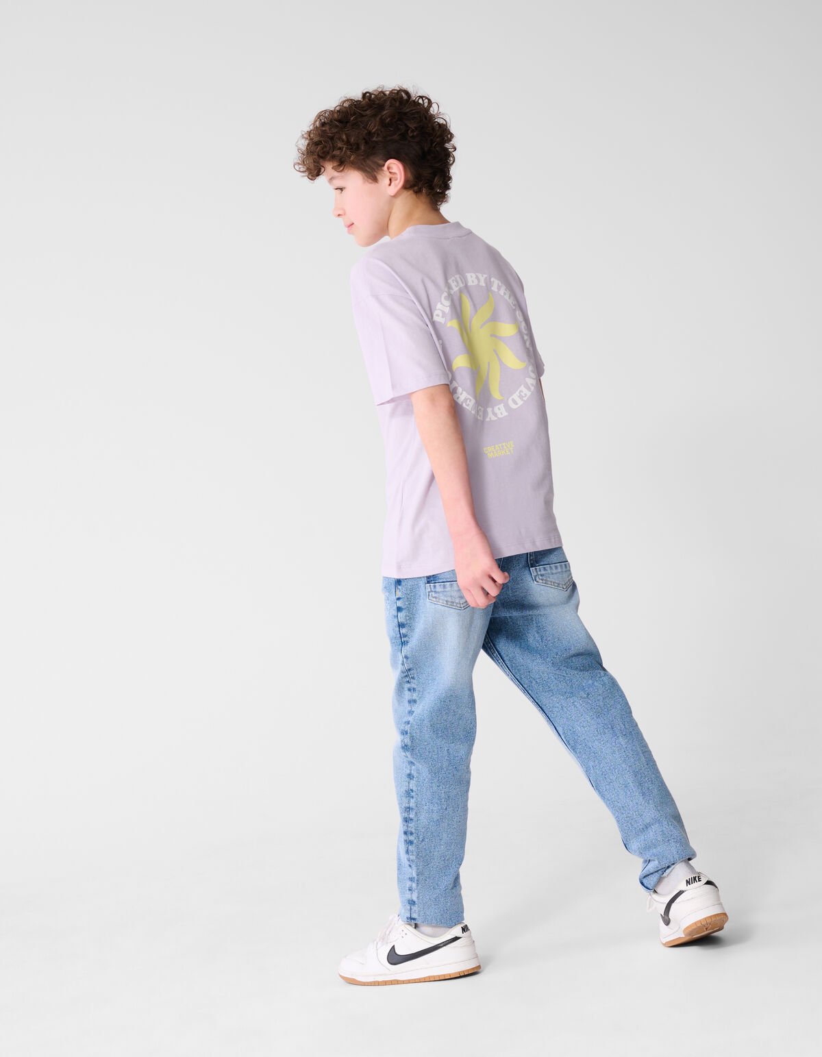 Market Artwork T-Shirt Hellviolett SHOEBY BOYS